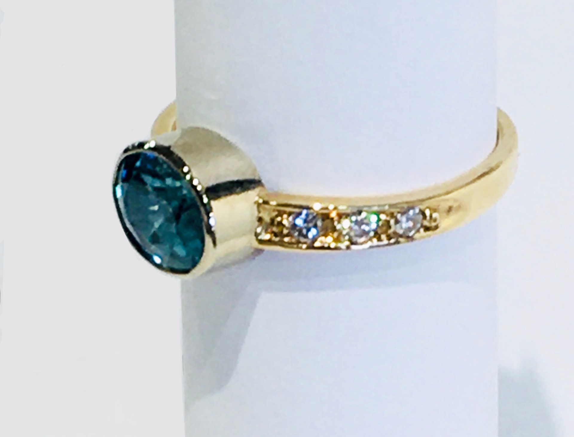 Zircon and Diamond Ring by D'ETTE DELFORGE