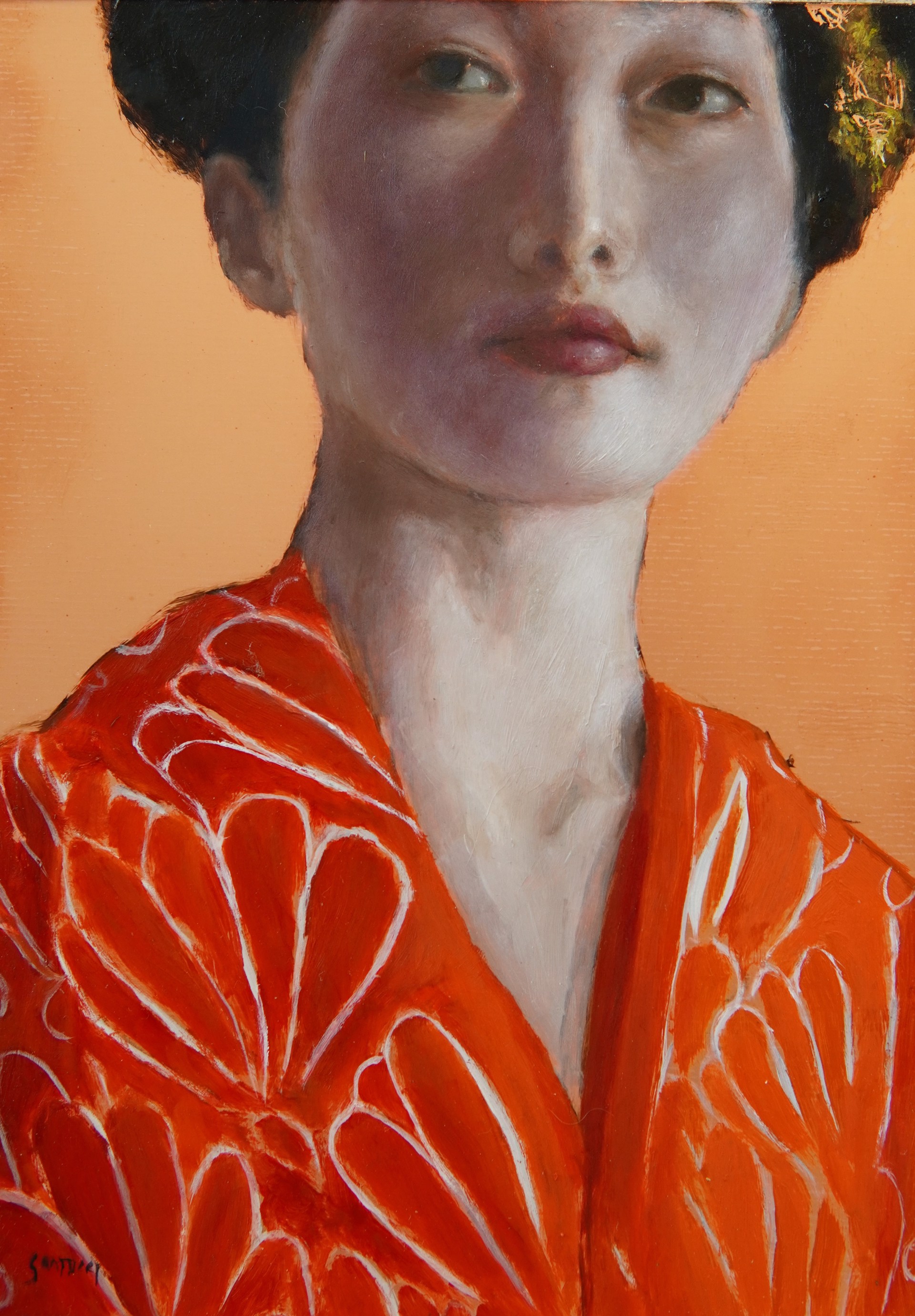Coral Kimono I by Kristen Santucci