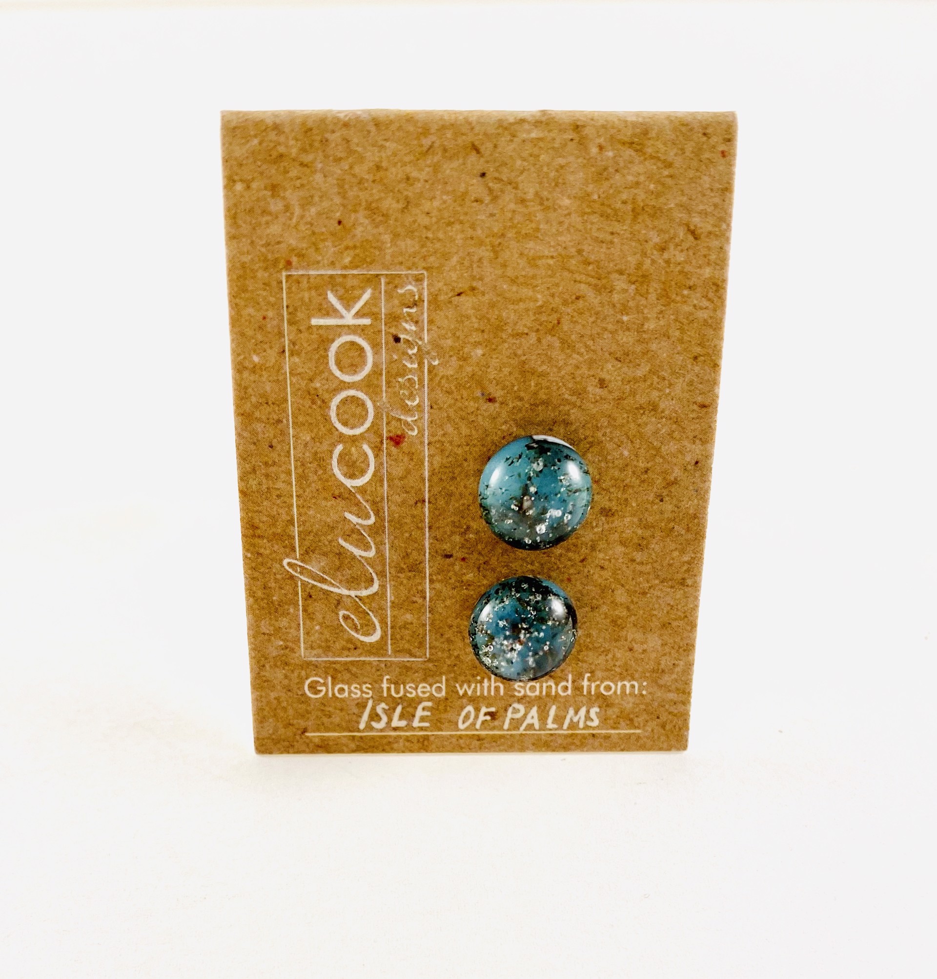 Button Earrings (ss posts),1U by Emily Cook