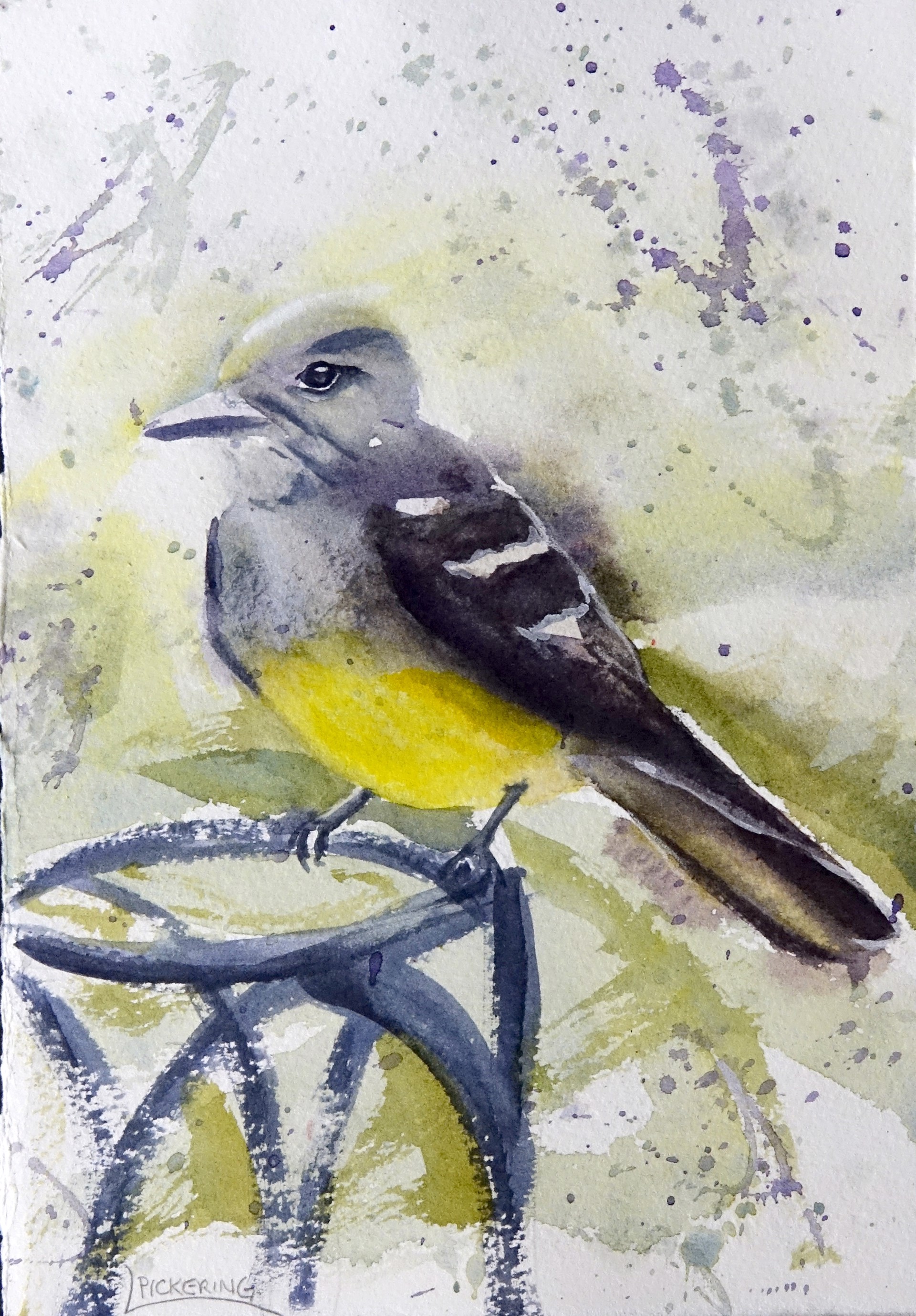 Great Crested Flycatcher I by Laura Pickering