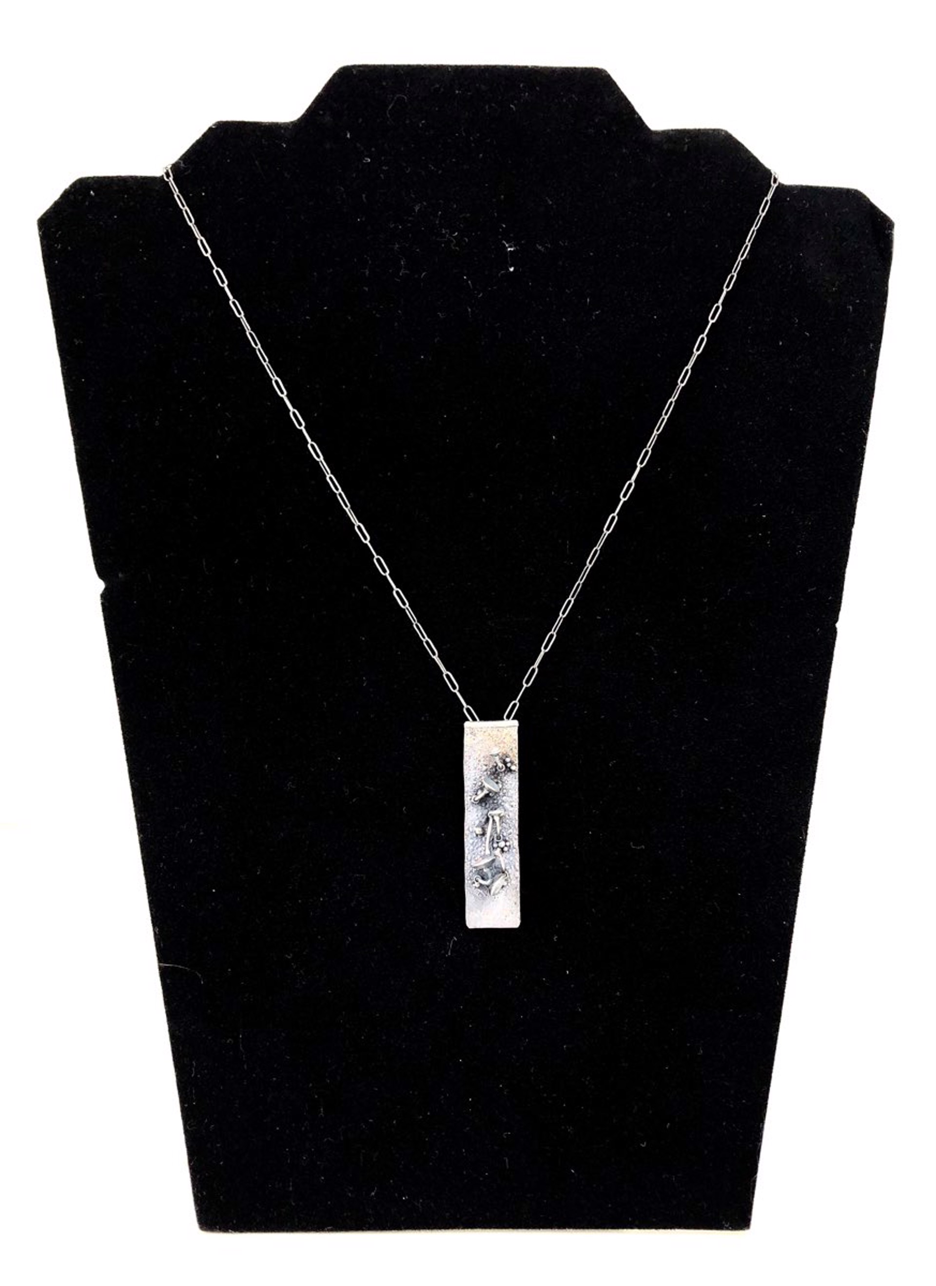 Cups Pendant with Silver Chain by Theresa St. Romain