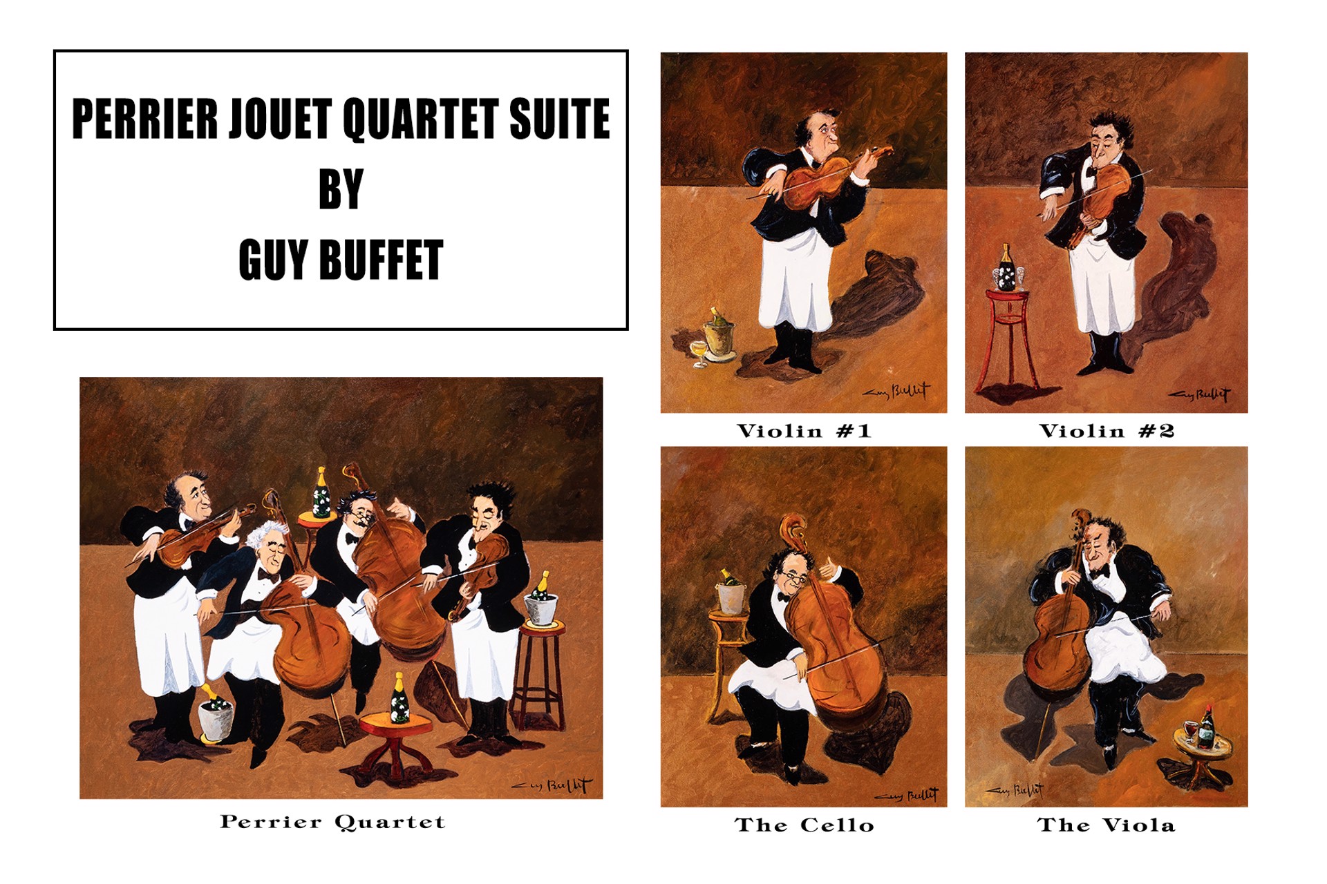 Perrier Jouet Quartet Suite - The Cello by Guy Buffet