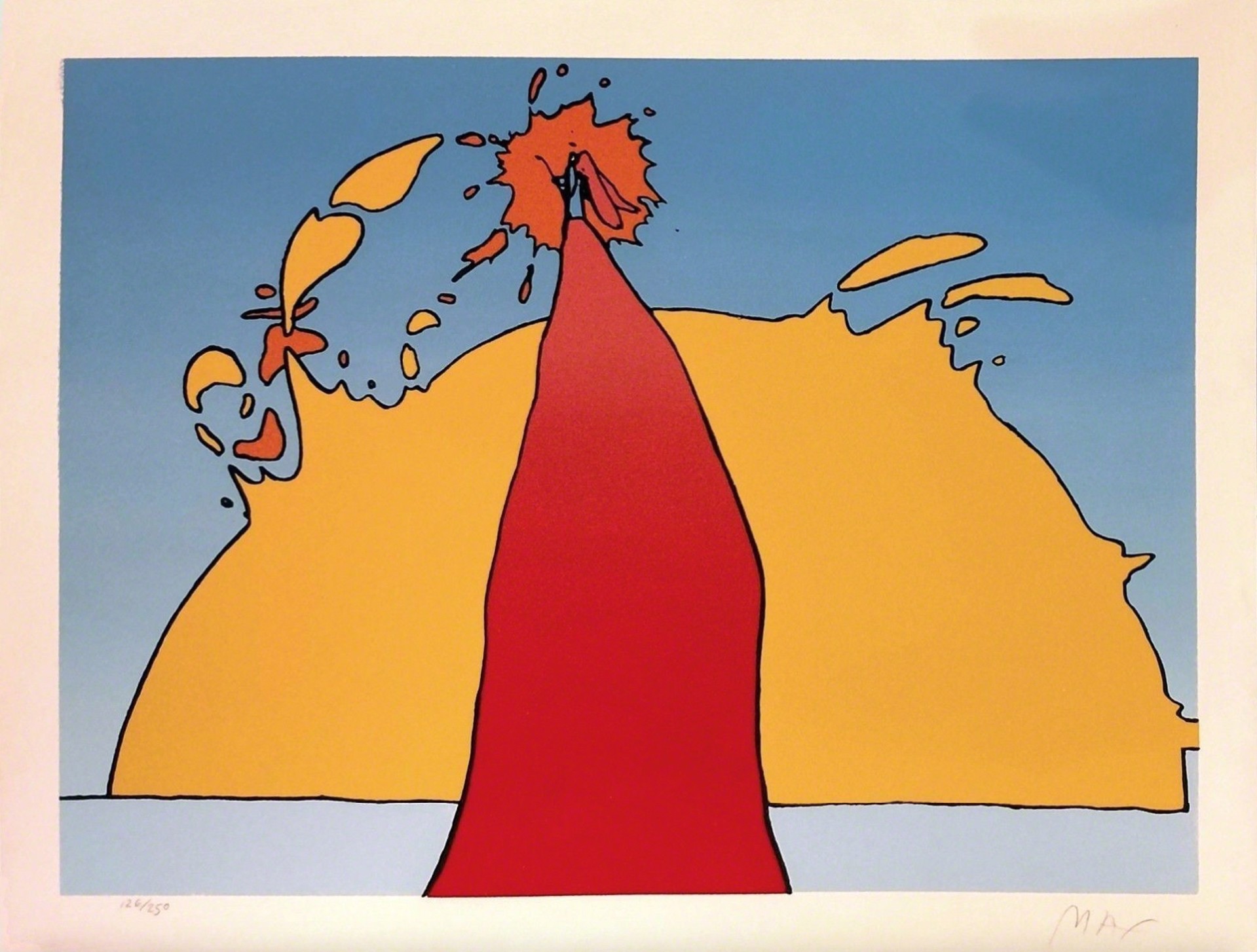 His Own Eclipse by Peter Max