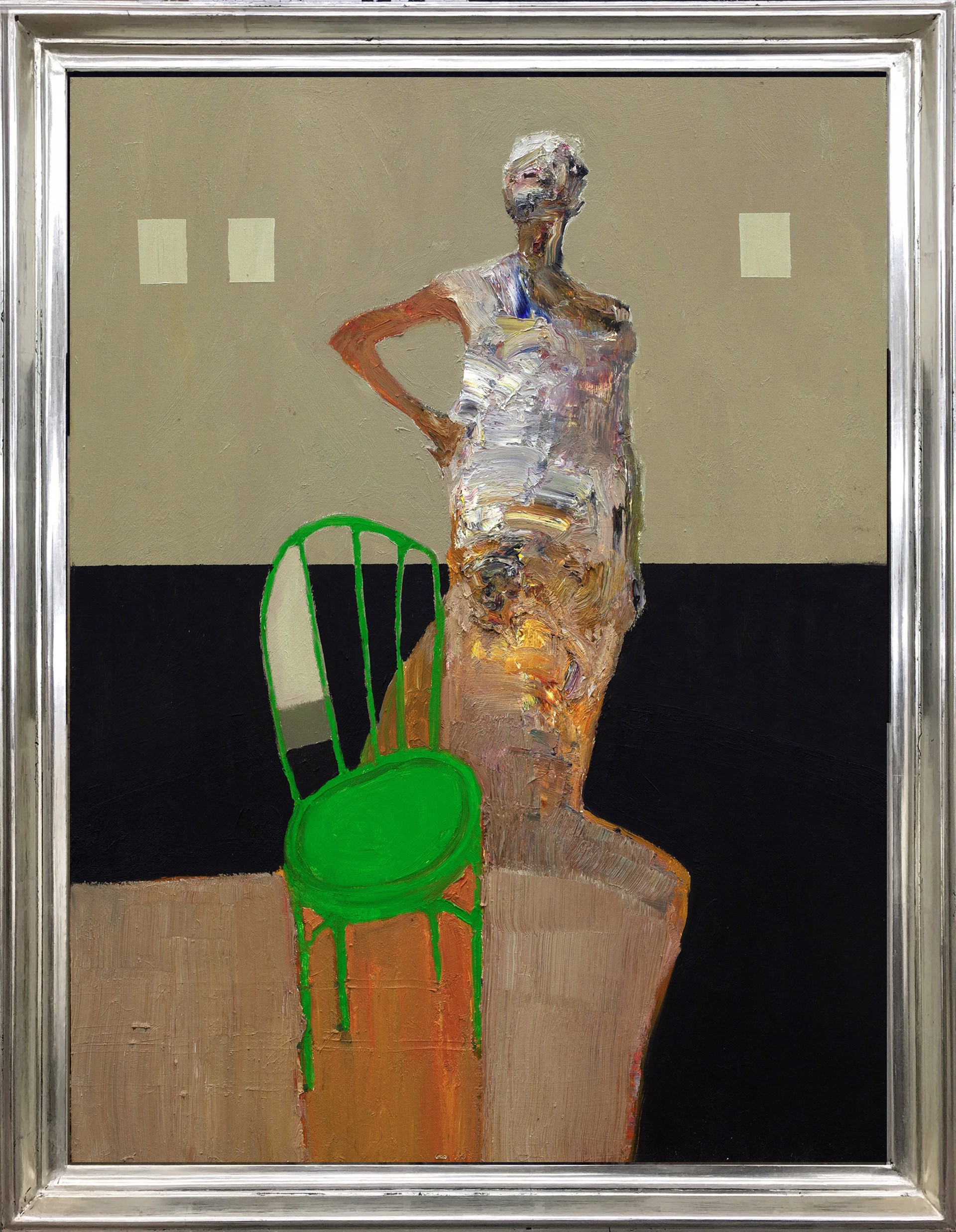 Figure with Green Chair by Dan McCaw