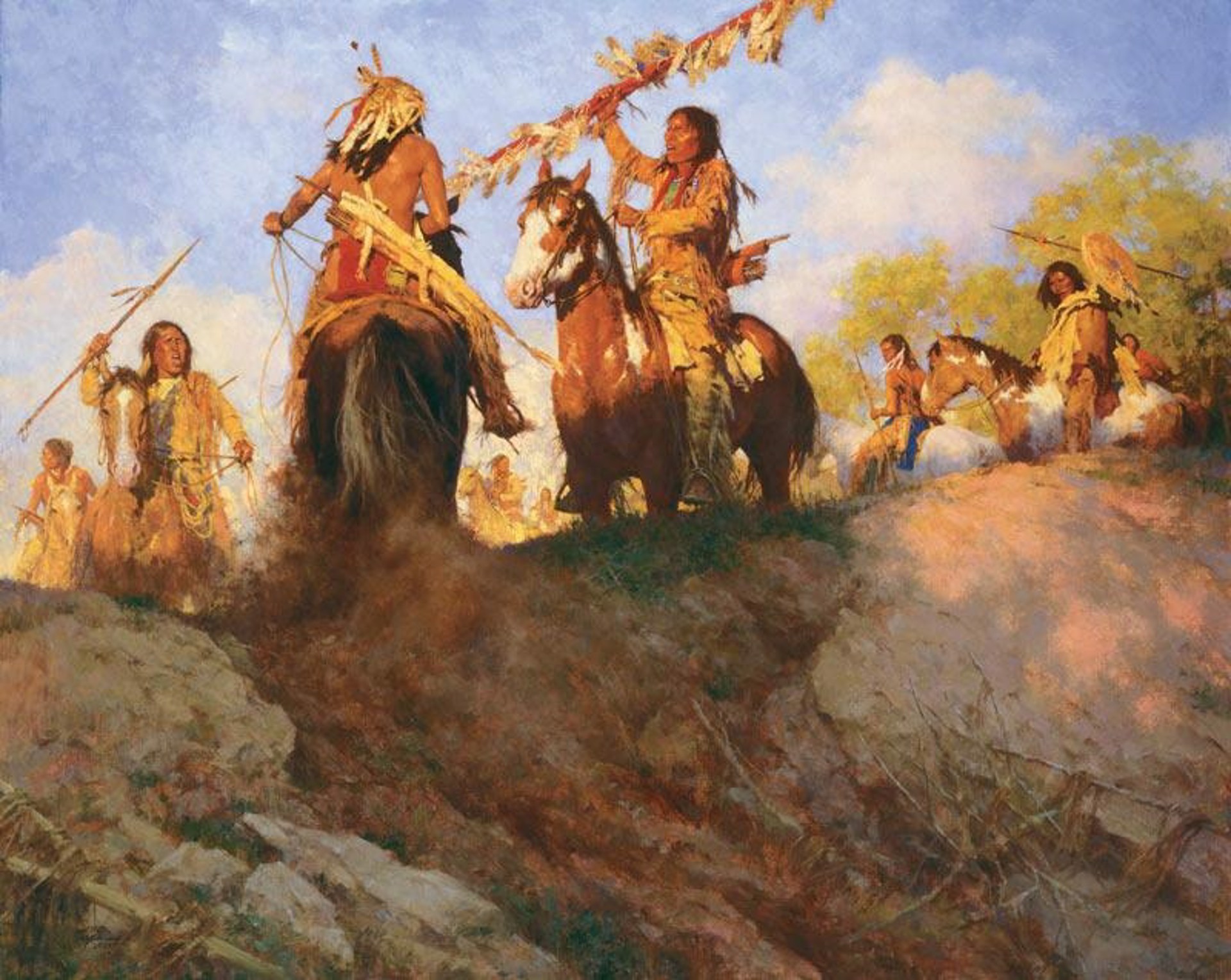 Sunset For The Comanche by Howard Terpning