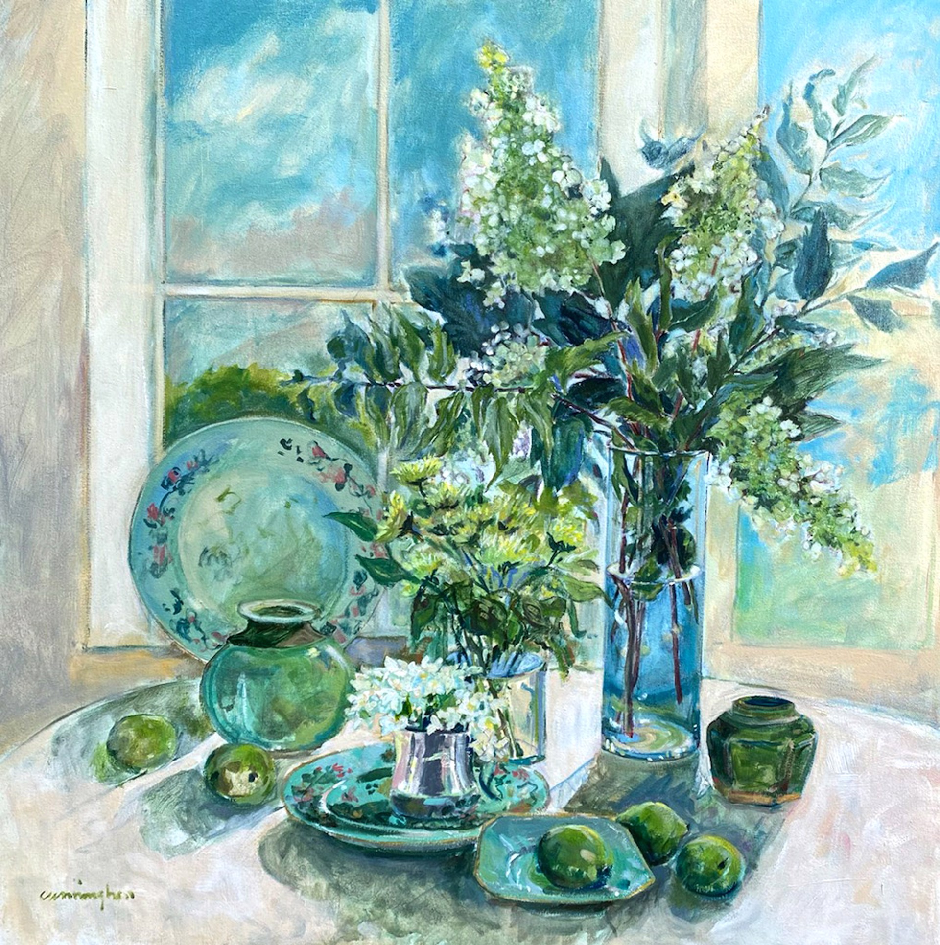 Still Life with Limes by Nan Cunningham