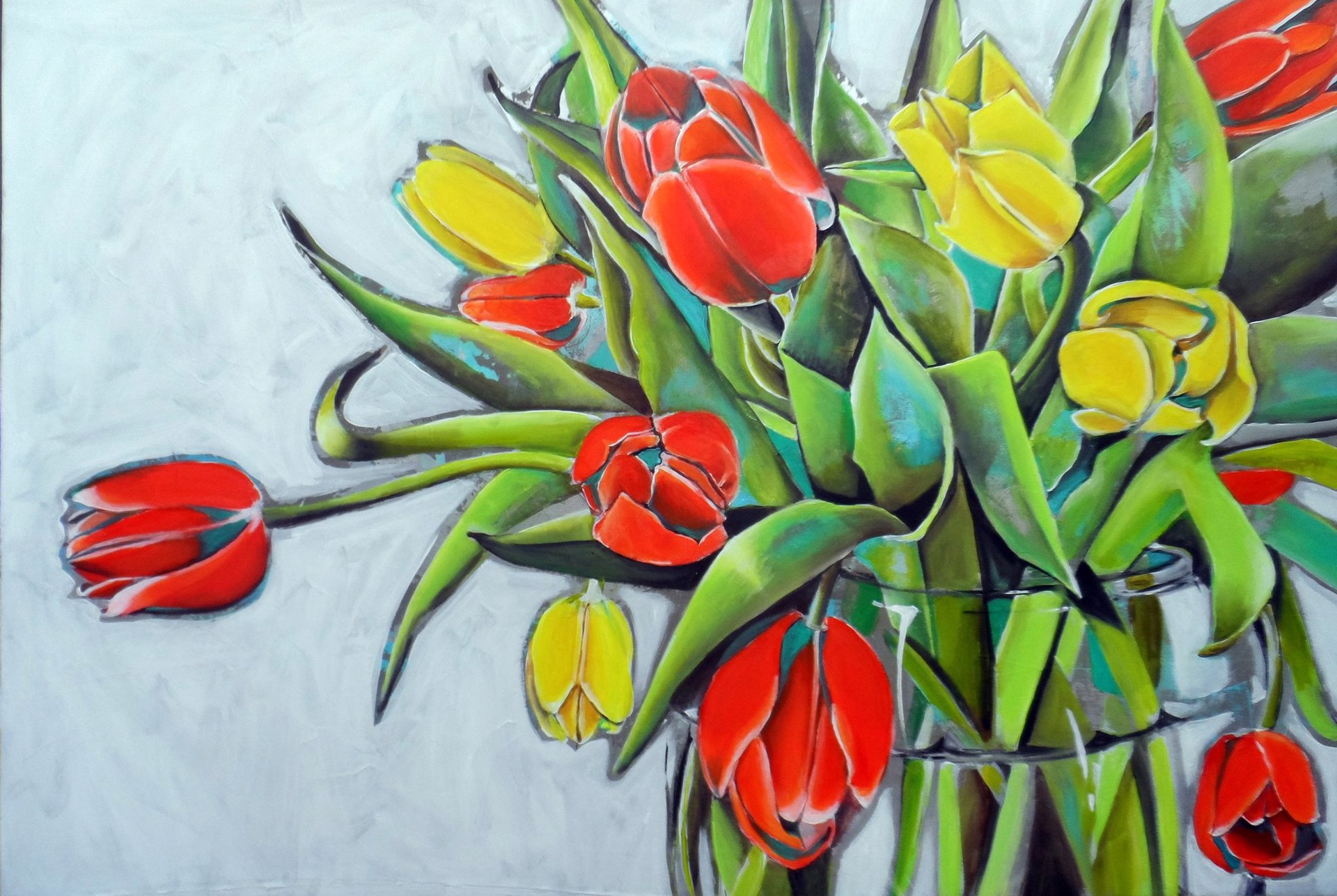 Spring Tulips by Beth Aronoff