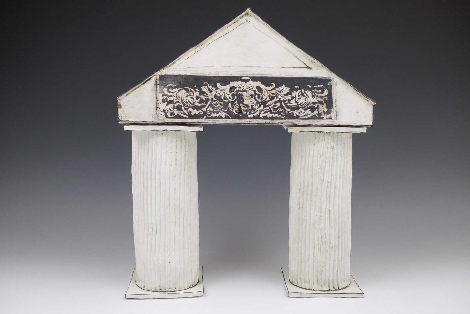 Two Pillar Portico by Mary Fischer