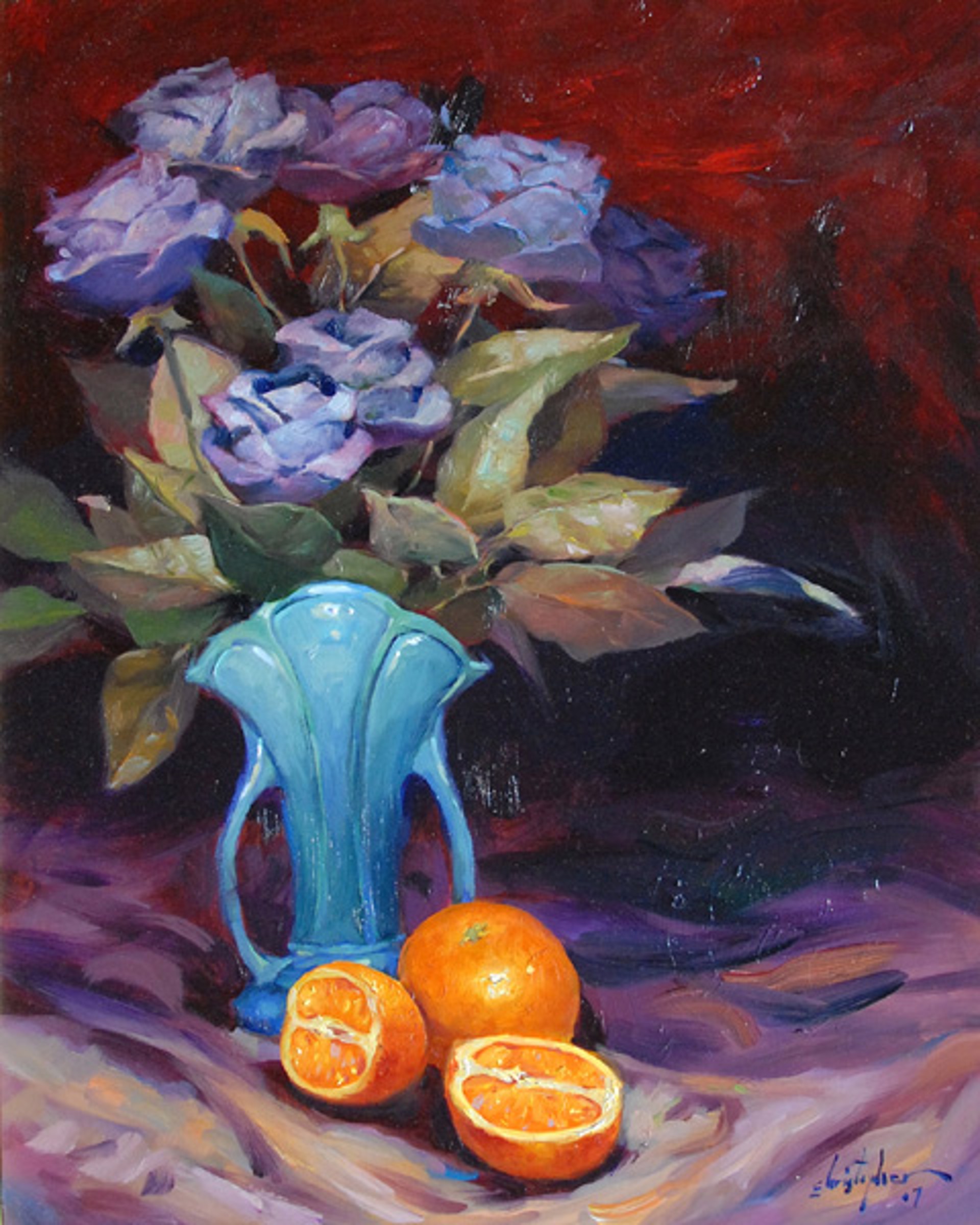 Mandarin Blue by Christopher M