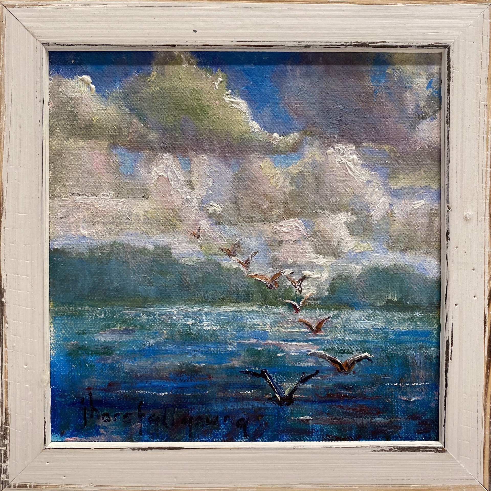 Birds in Formation (L604) by Joan Horsfall Young