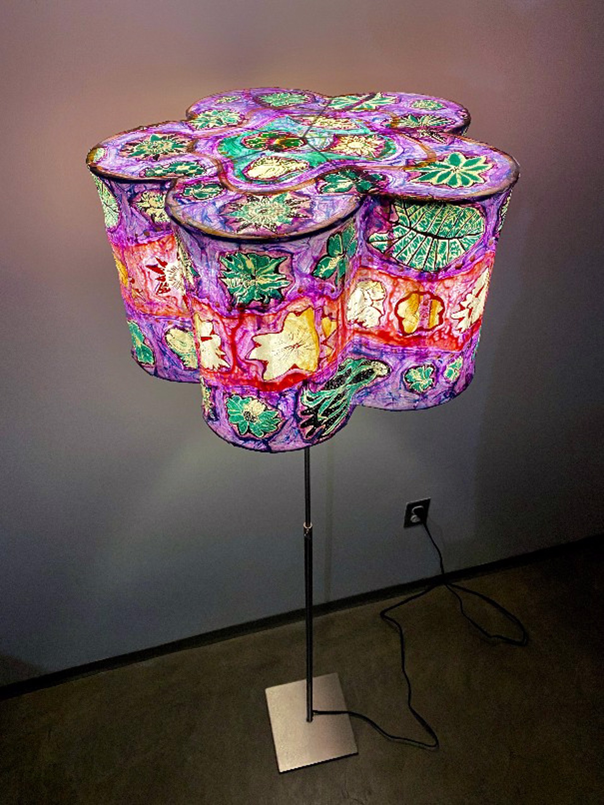 Flower Lamp by Laurie Shapiro