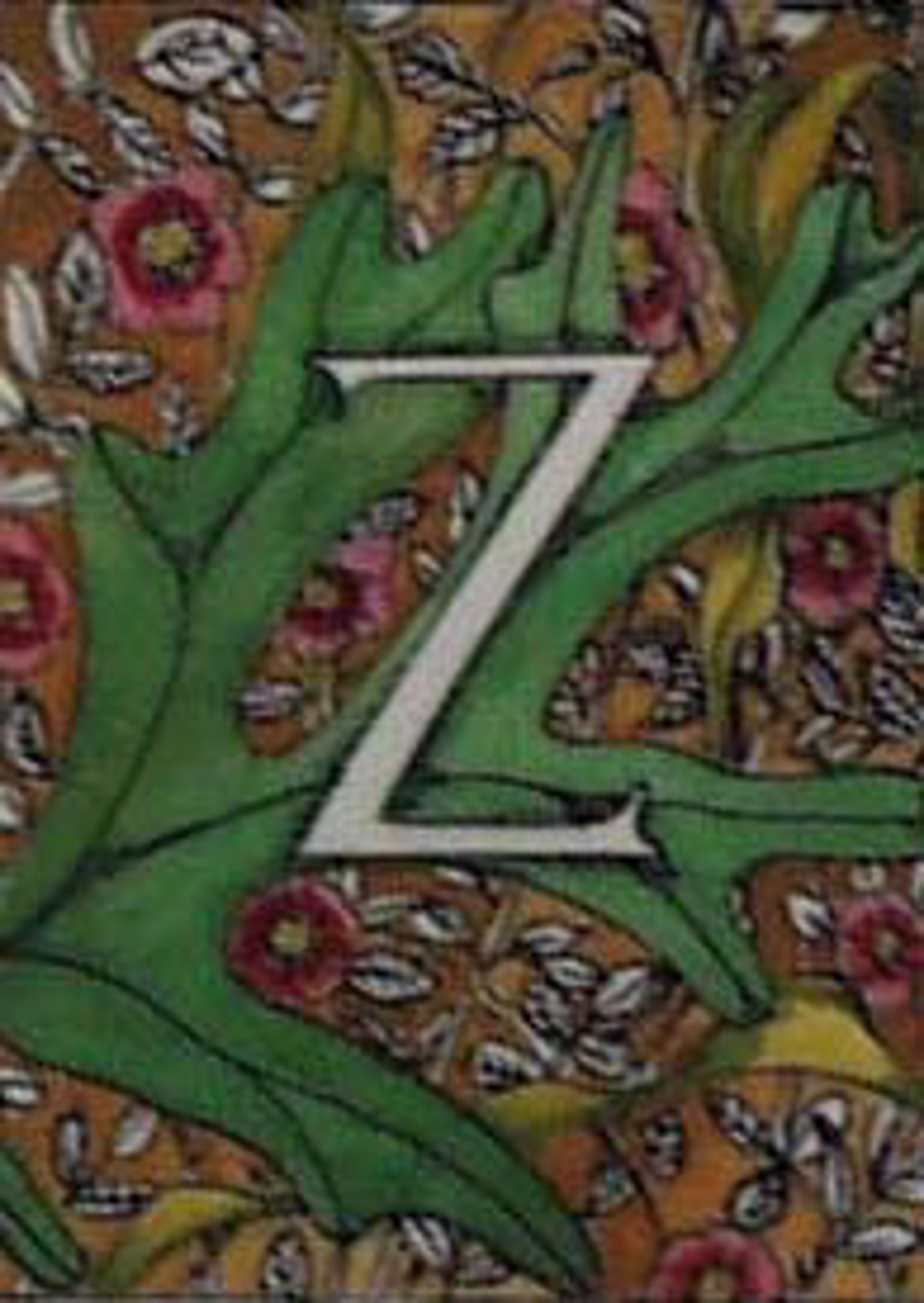 Iowa Alphabet "Z" by Amy Worthen
