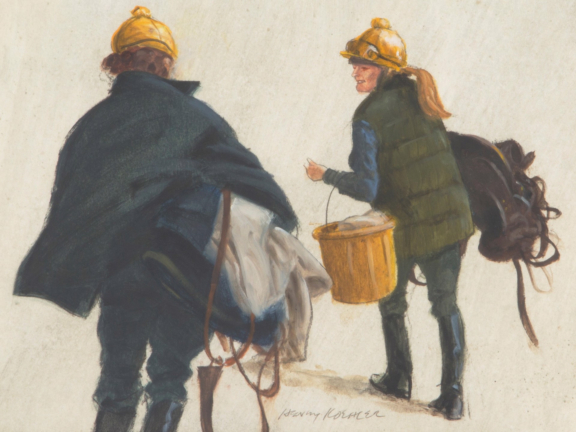 Work Riding Girls by Henry Koehler