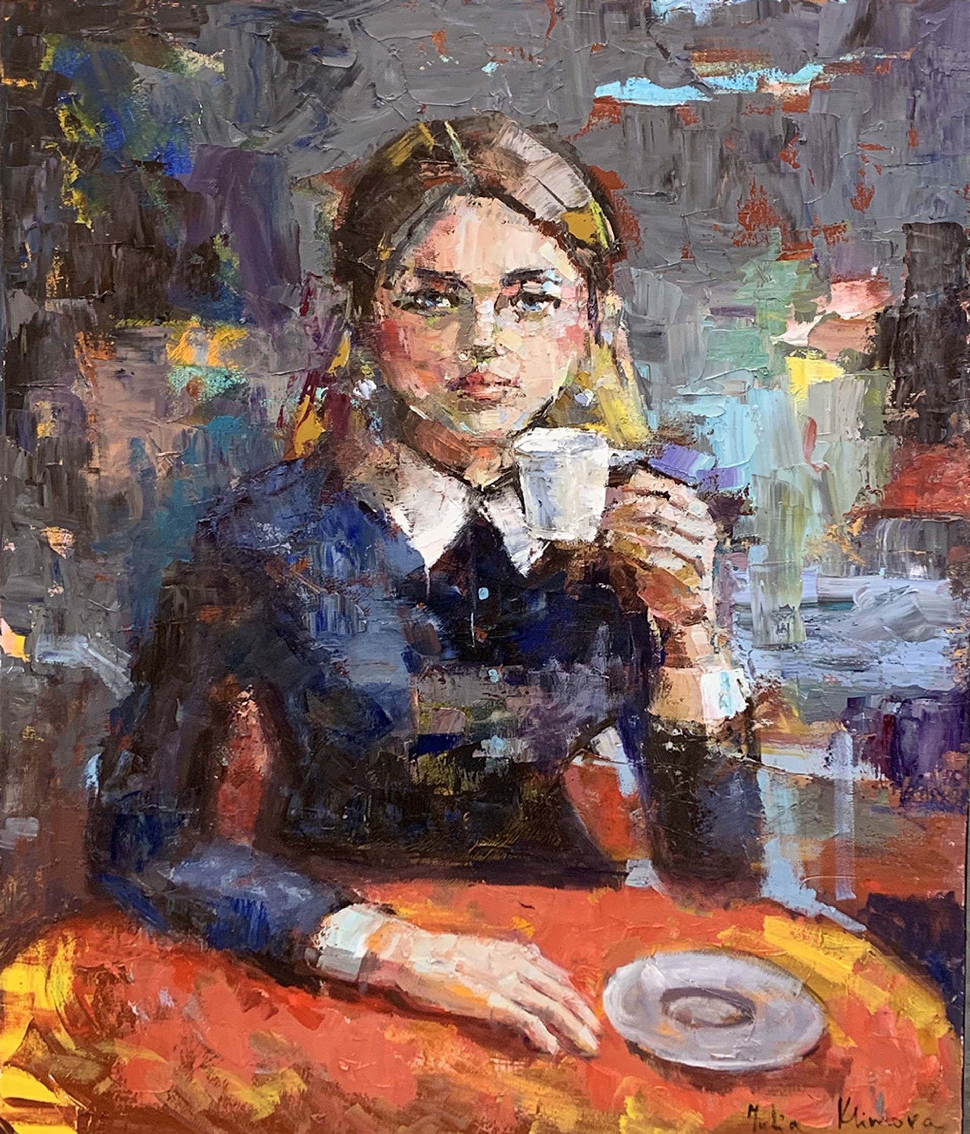 French Cafe by Julia Klimova