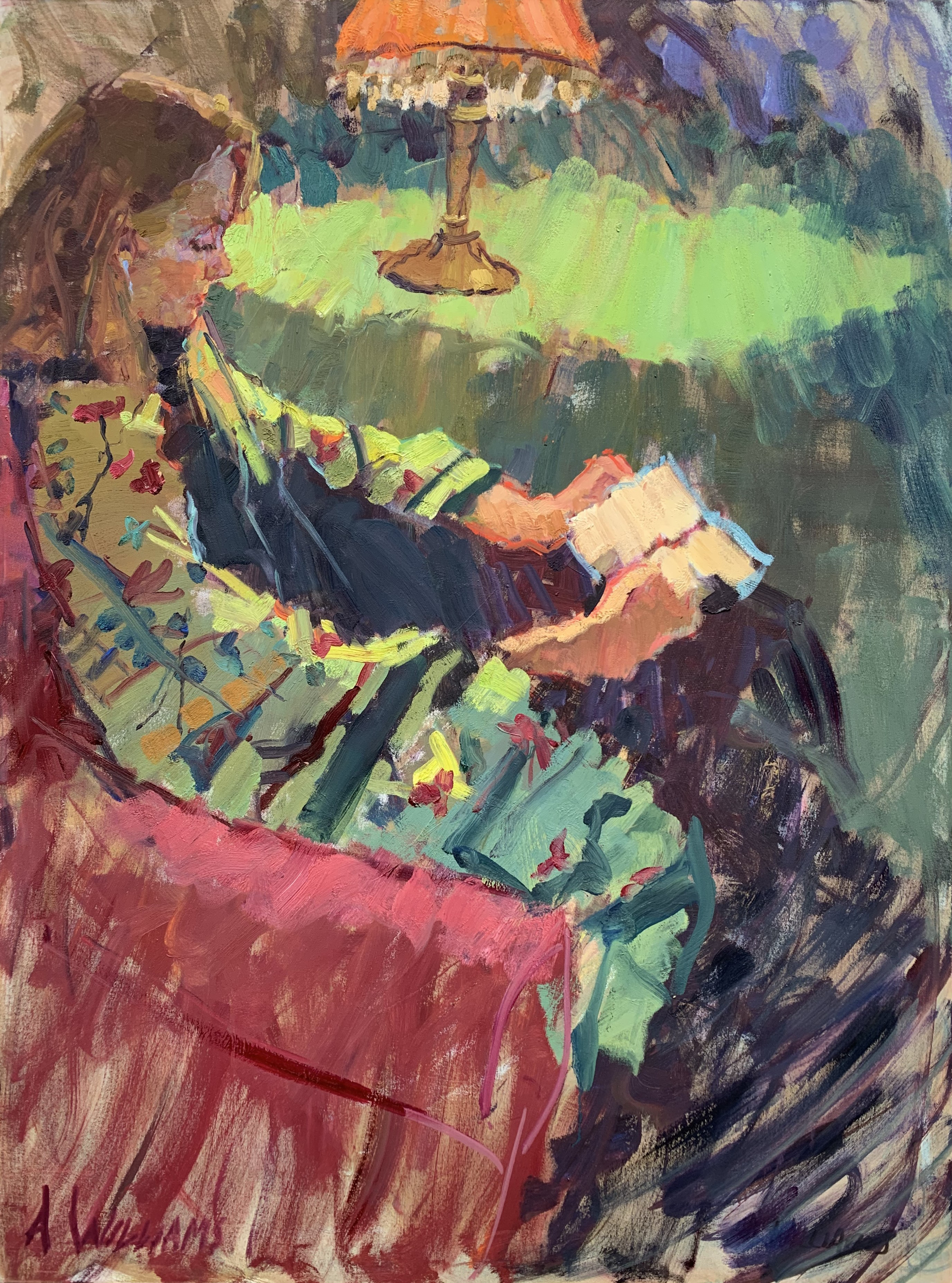 Girl in Kimono by Alice Williams