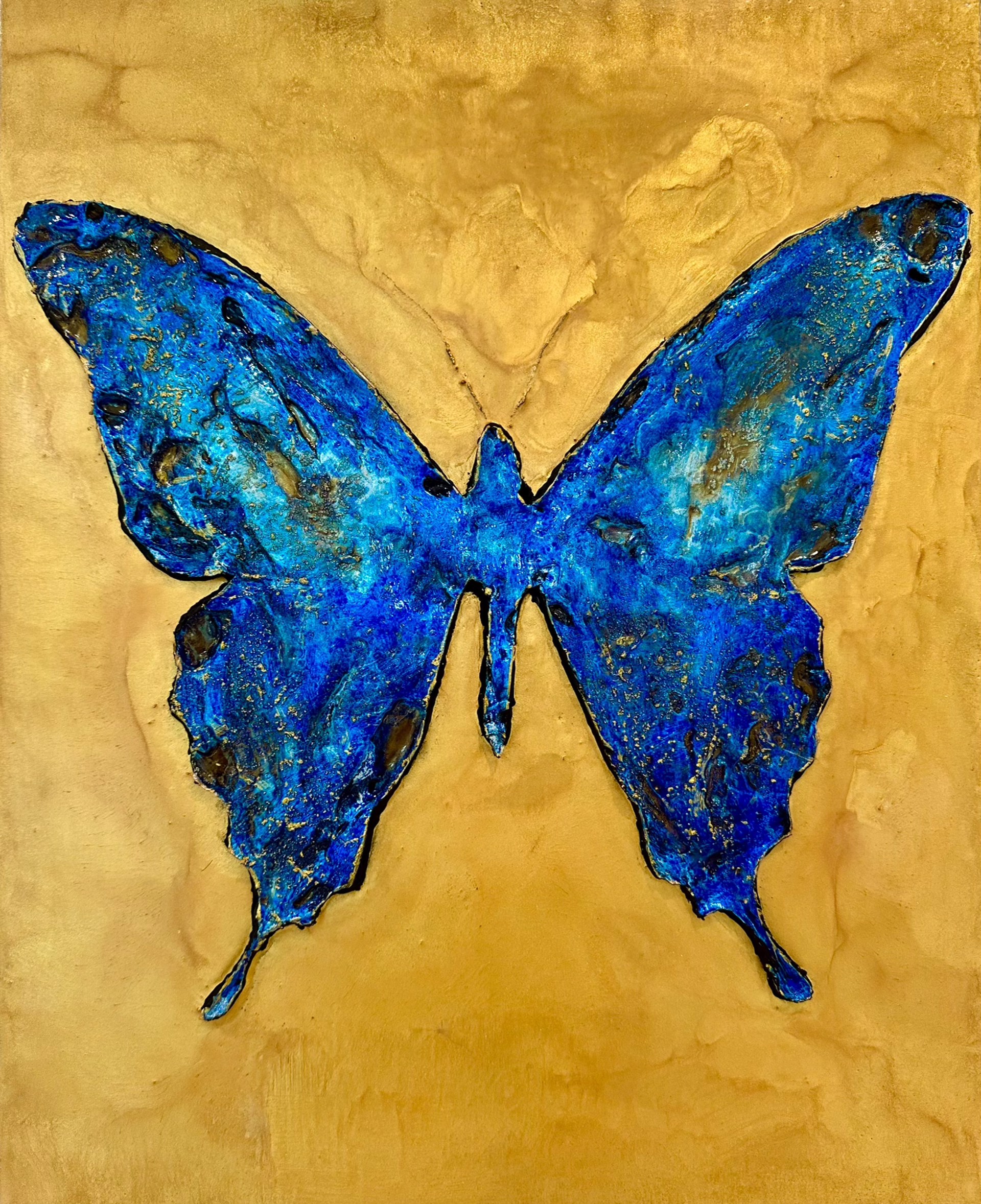 Blue Morpho III by Meredith Pardue