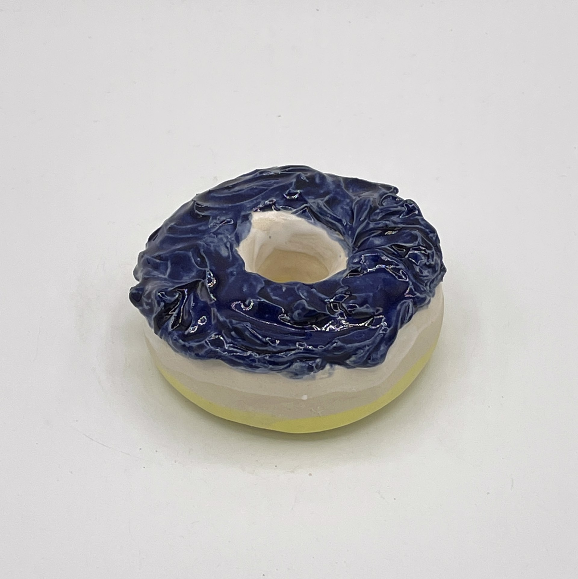 Lemon Donut with Blueberry Glaze by Liv Antonecchia