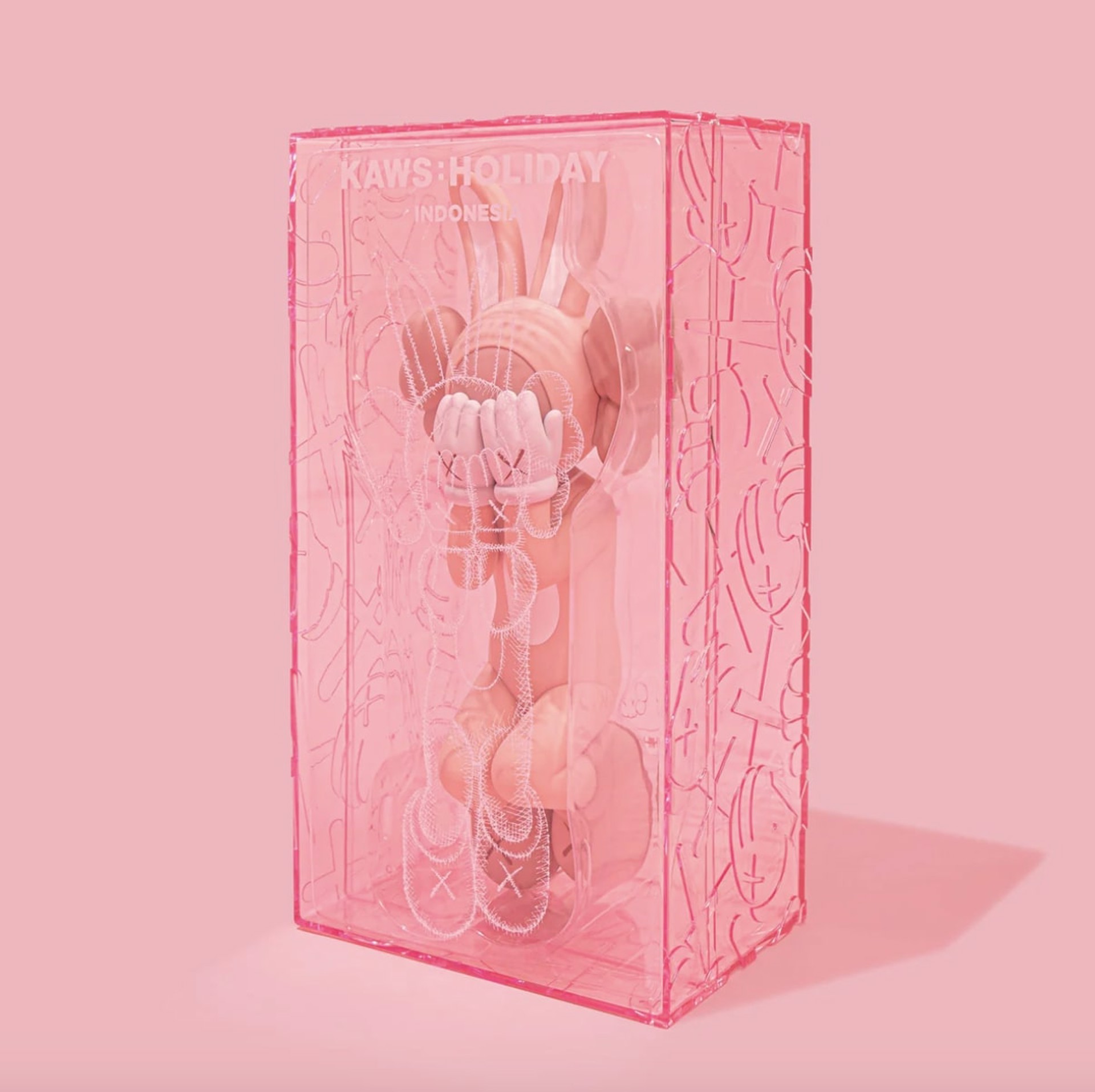 HOLIDAY INDONESIA - ACCOMPLICE Figure (Pink) by Kaws