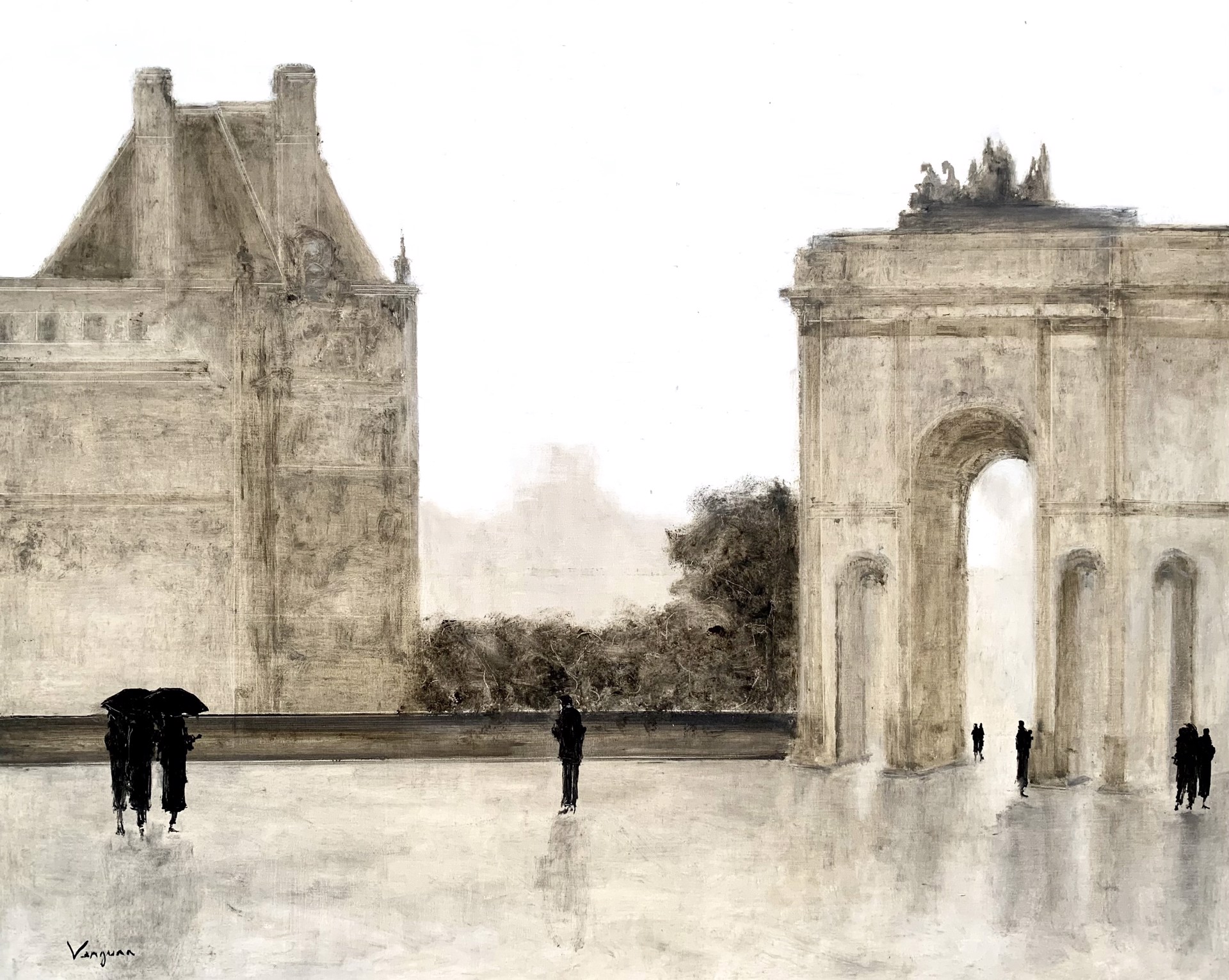 Arc de Triomphe du Carrousel, Paris by Ellie Vergura