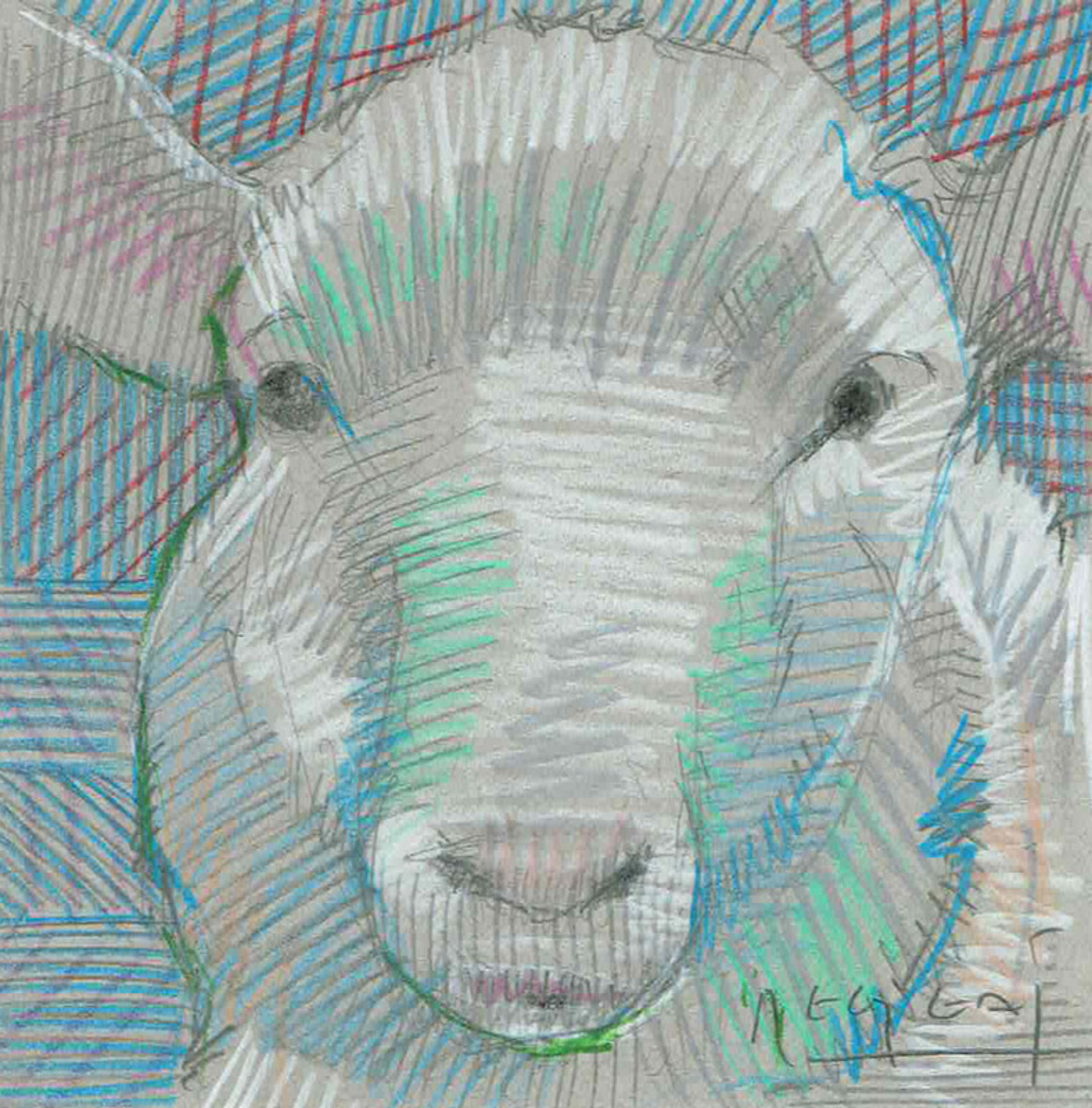Mini Farm: Sheep No. 4 by Tim Jaeger