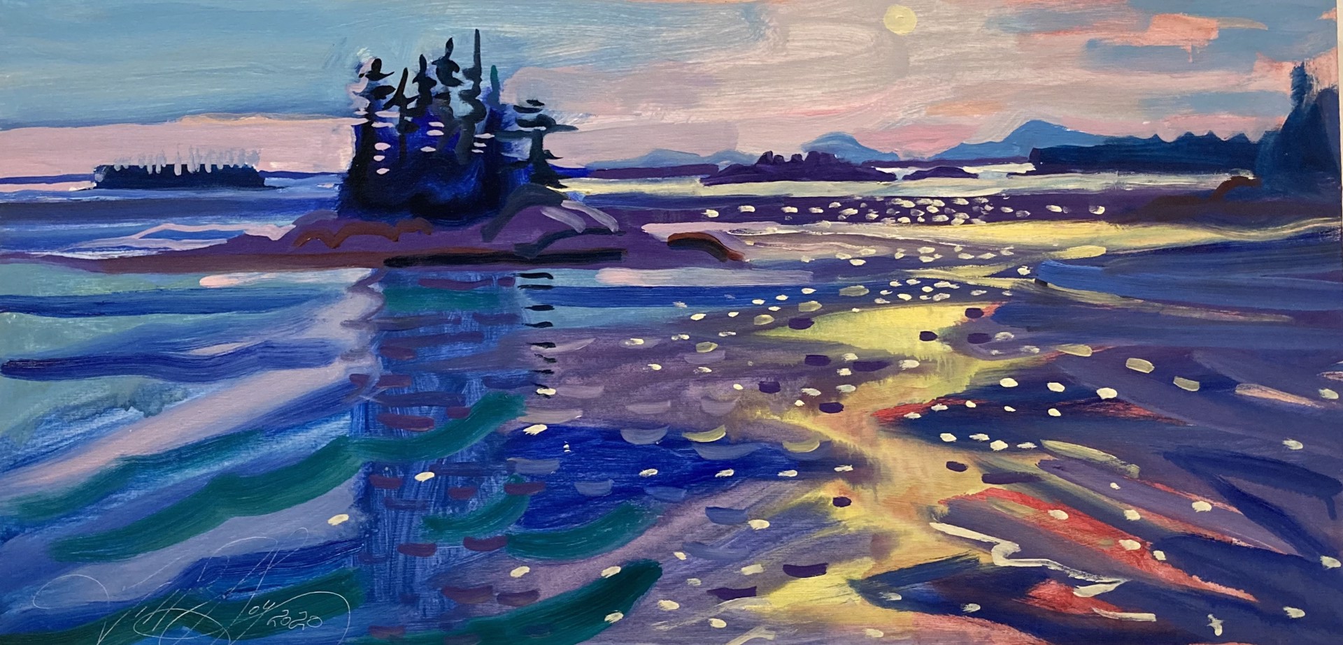 Weir Island Dazzle by Jill Hoy