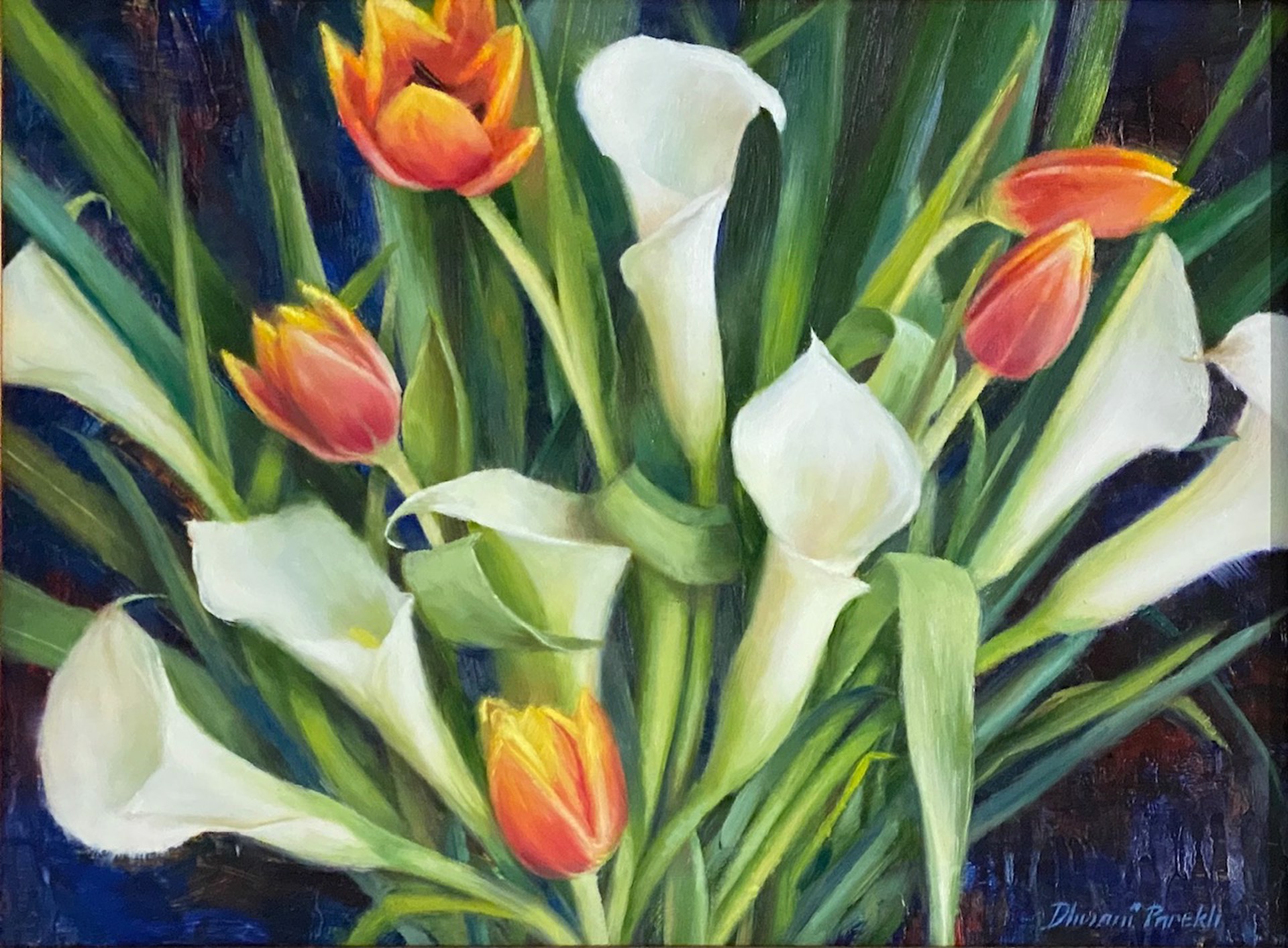 Lilies and Tulips by Dhwani Parekh