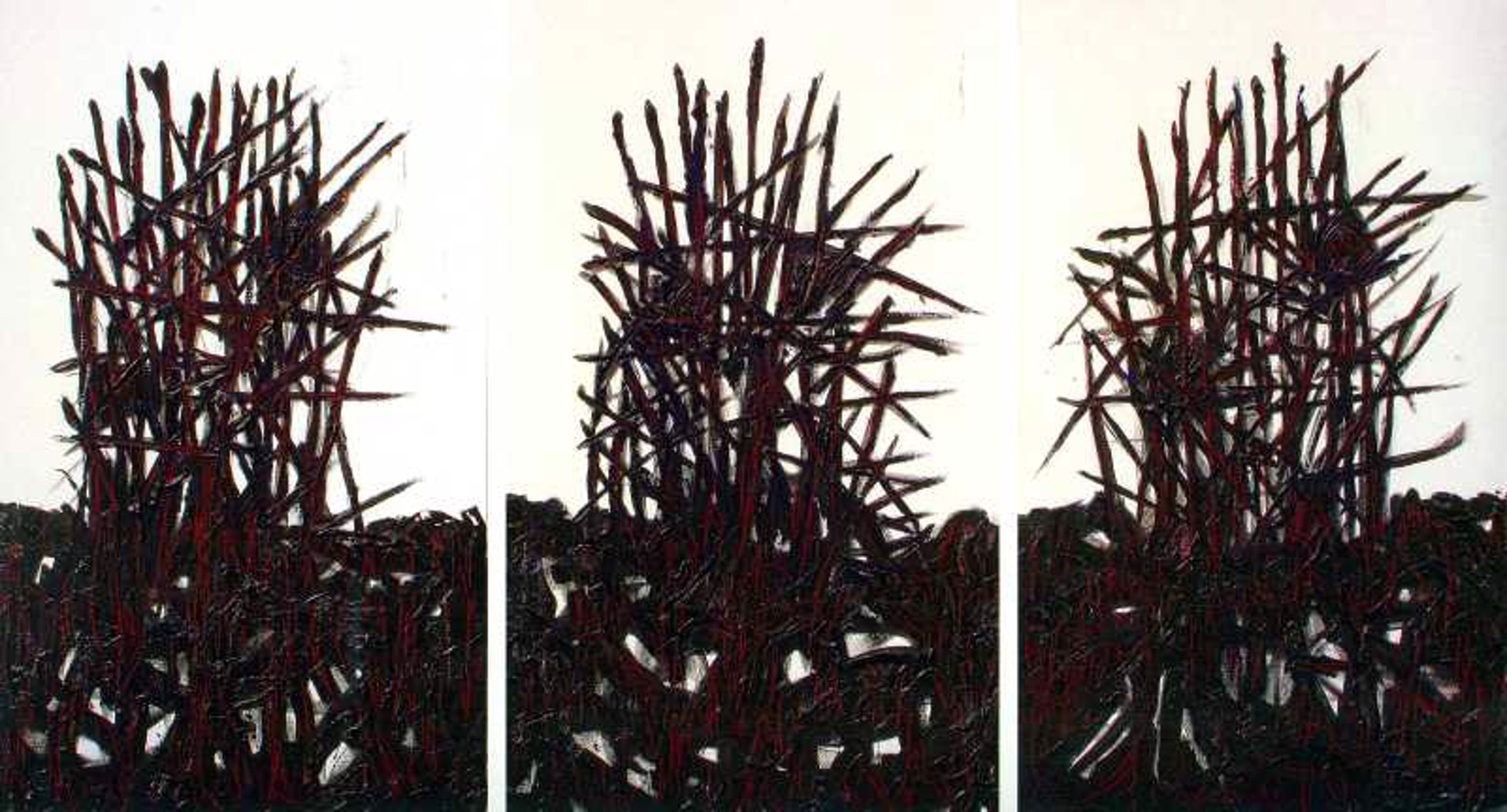 Weeds Triptych by Philip J. Romano
