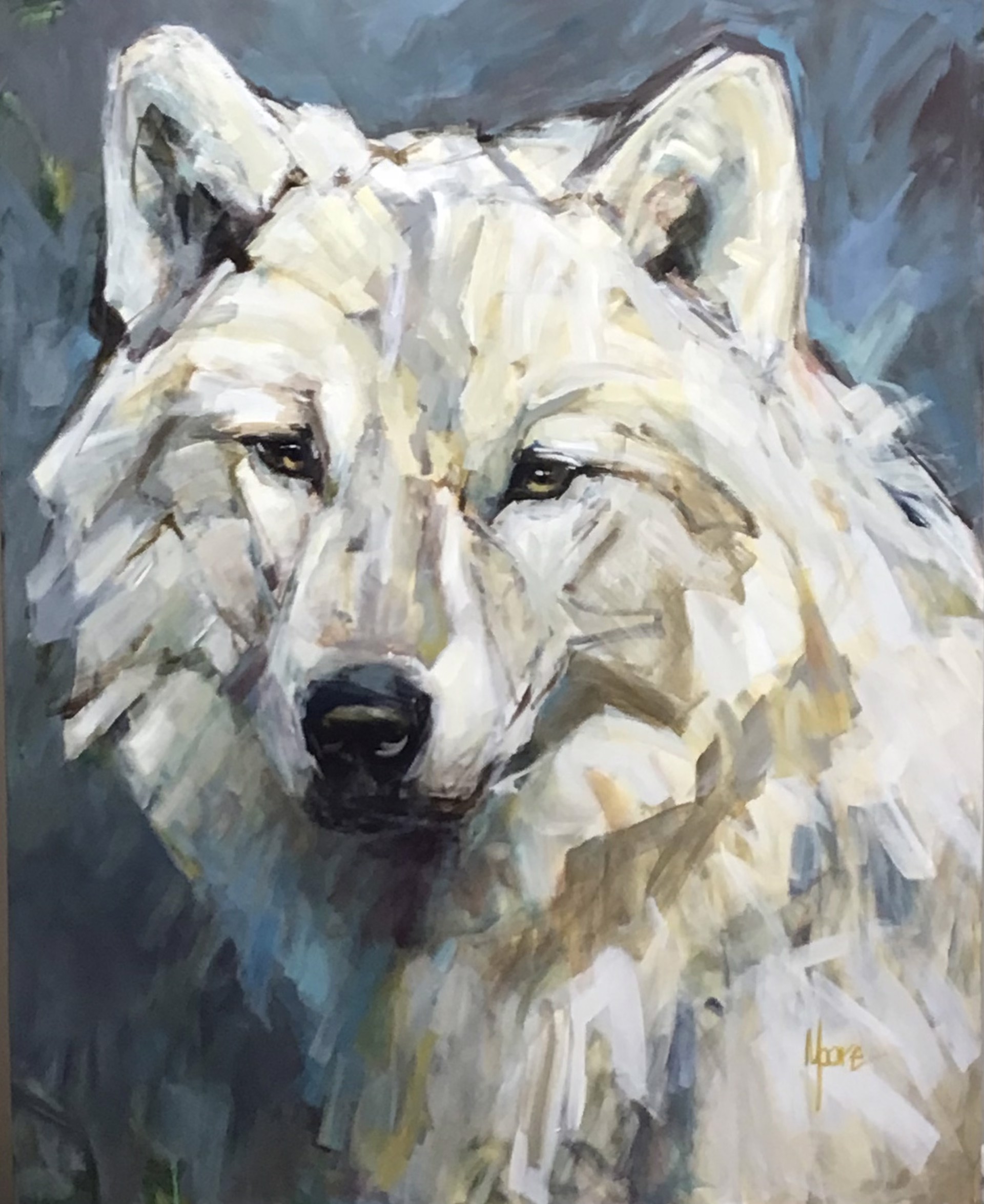 Spring Wolf by Andrea Moore