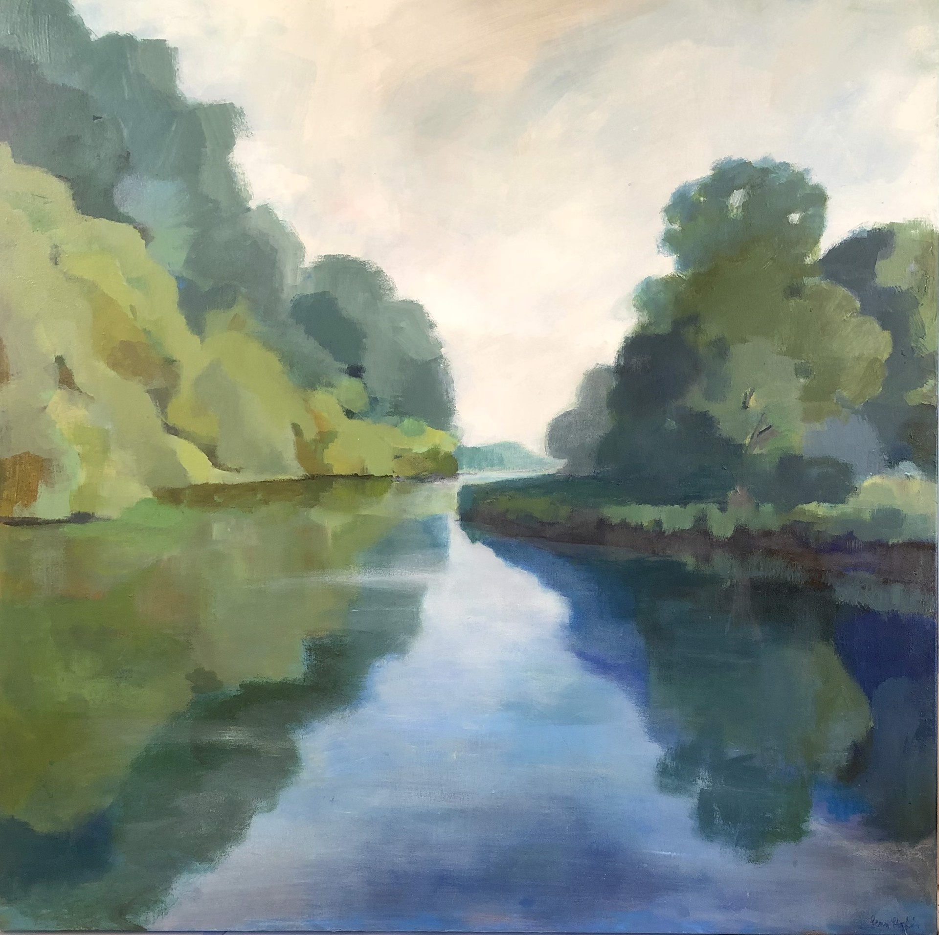 River Reflections by Lenn Hopkins