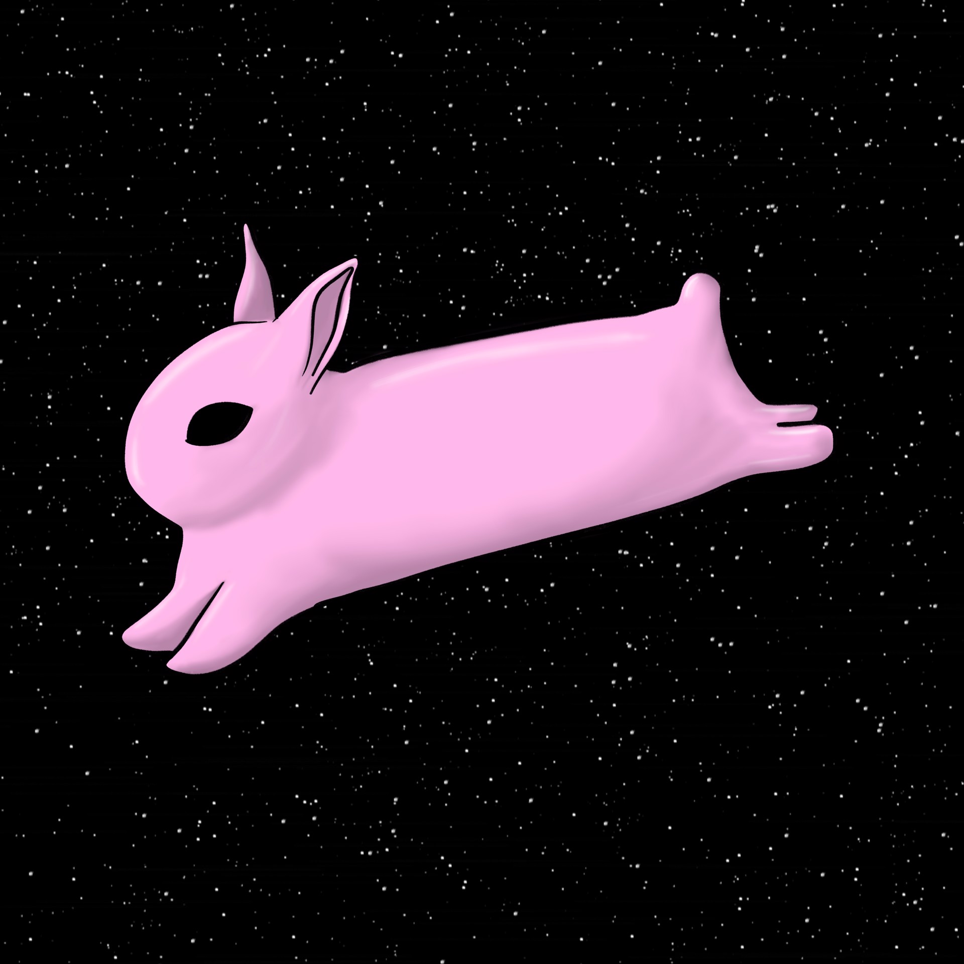 Pink Bunny by Katerina Skasi