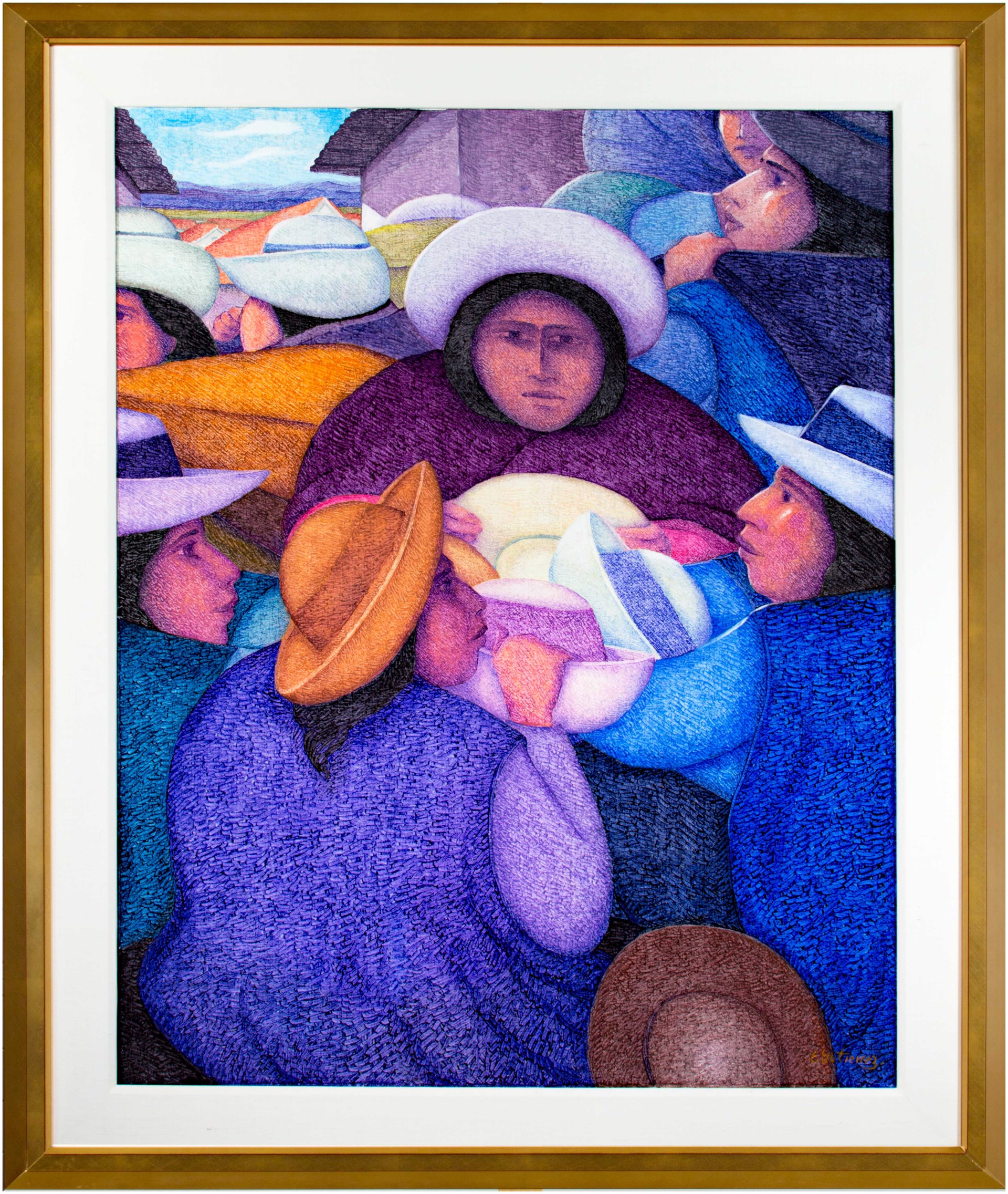 Vendedora de Sombreros by Ernesto Gutierrez