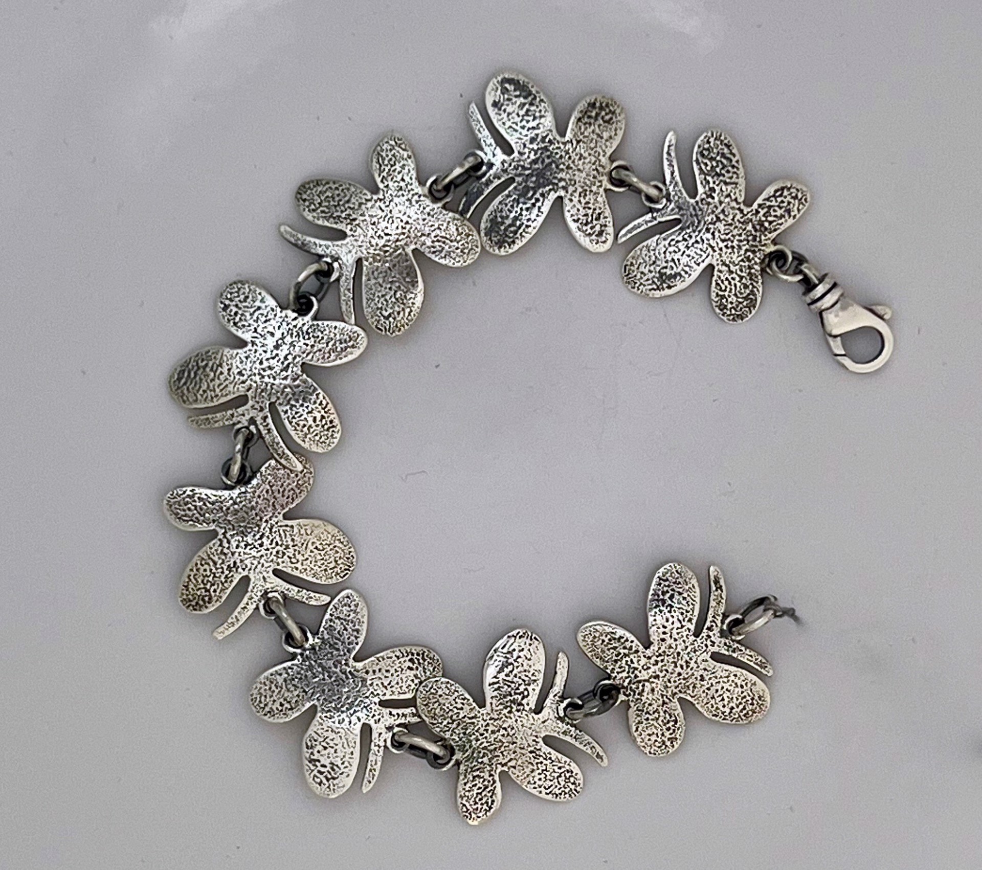 Butterfly link bracelet by Melanie A. Yazzie