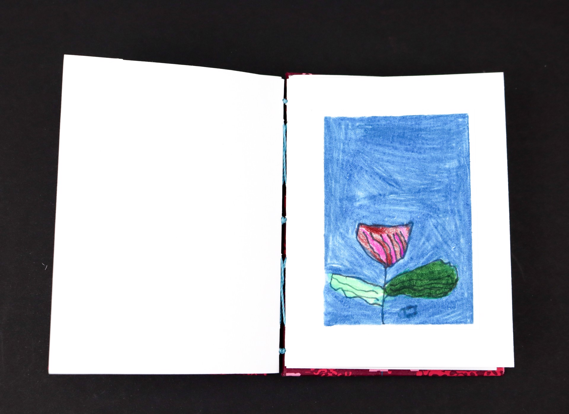 Morning Glory (handmade journal) by Charmaine Jones