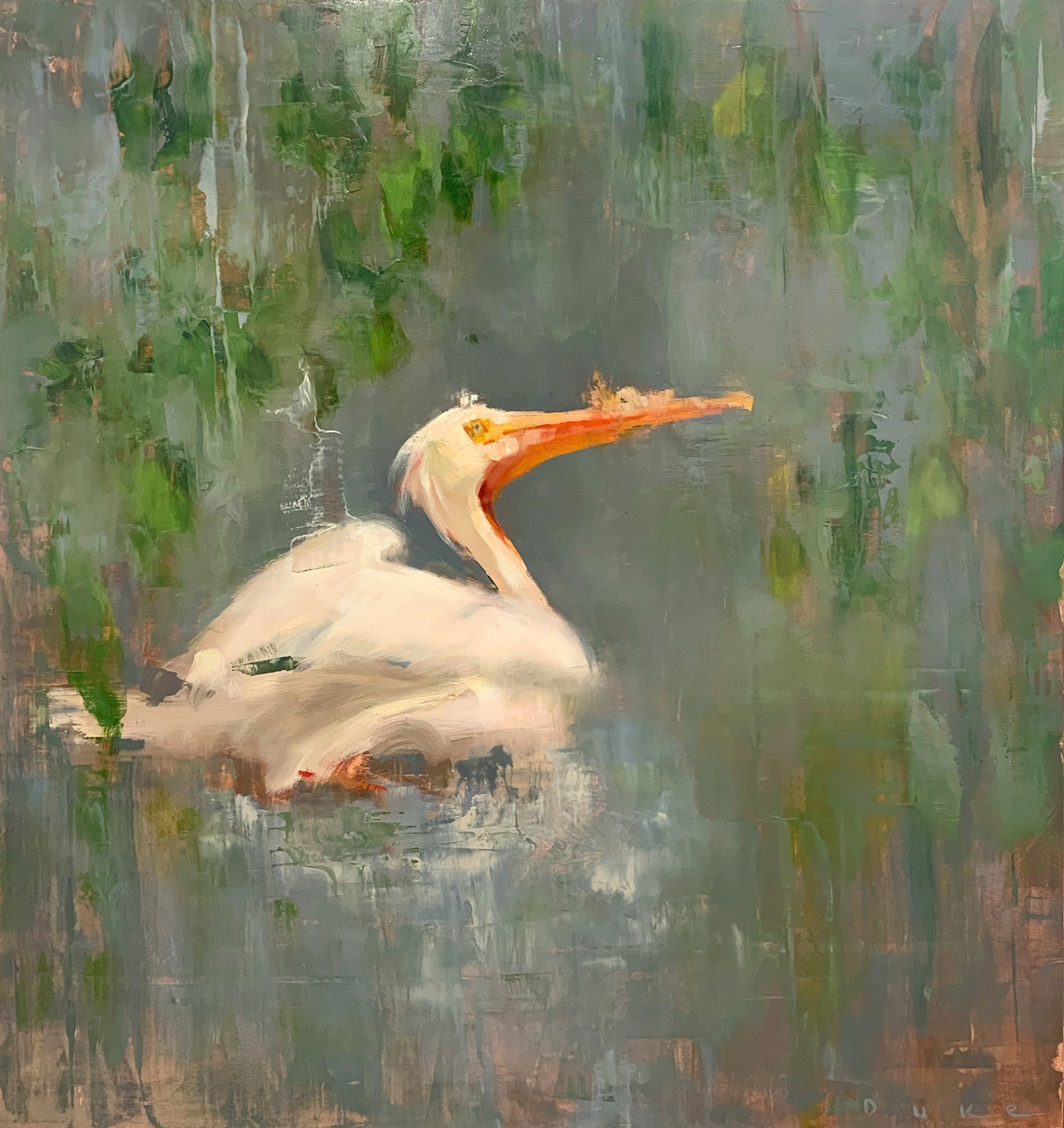 American Pelican | Leslie Duke by Jackson Hole Art Invitational x