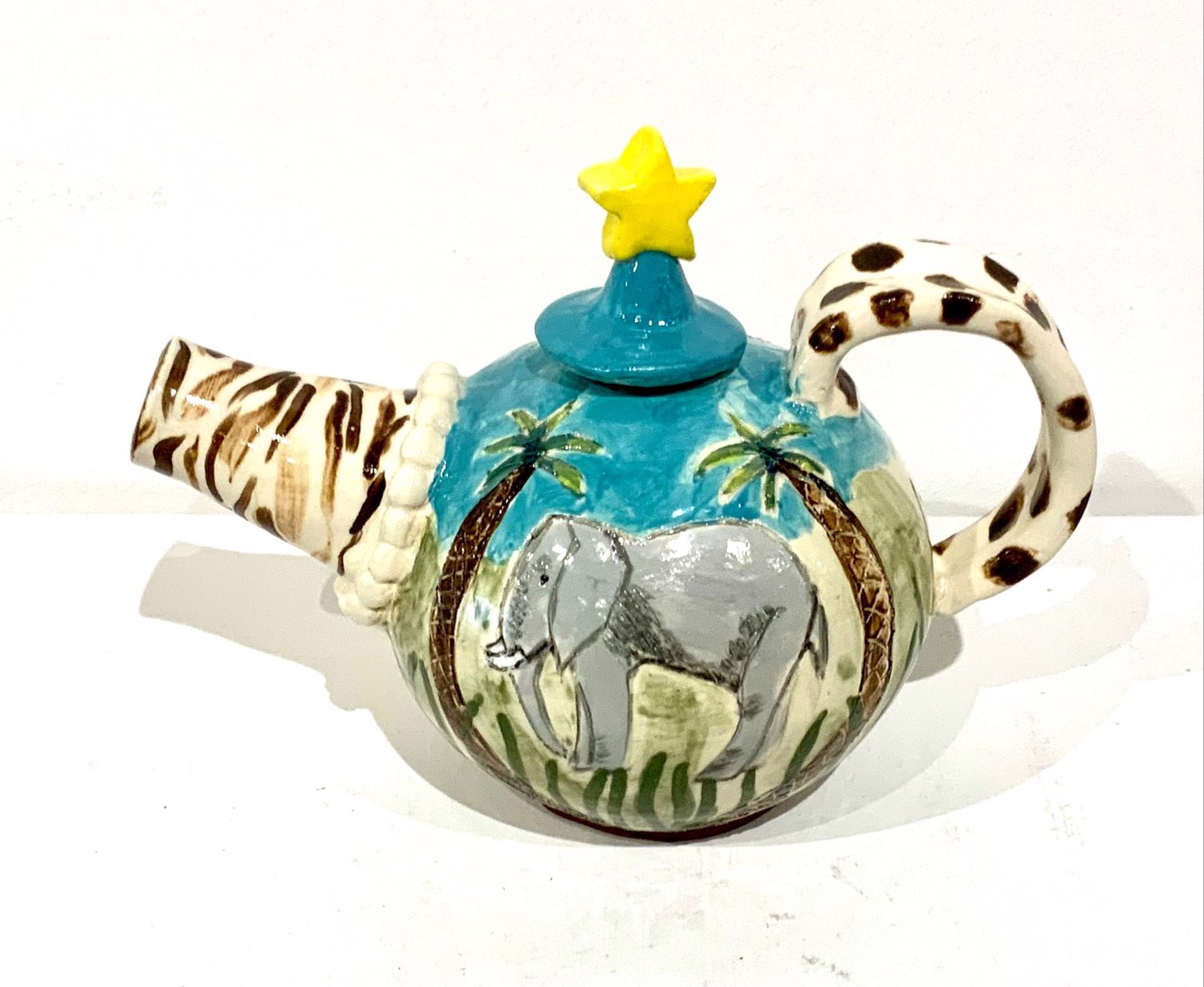 Elephant Teapot by Estell Osten