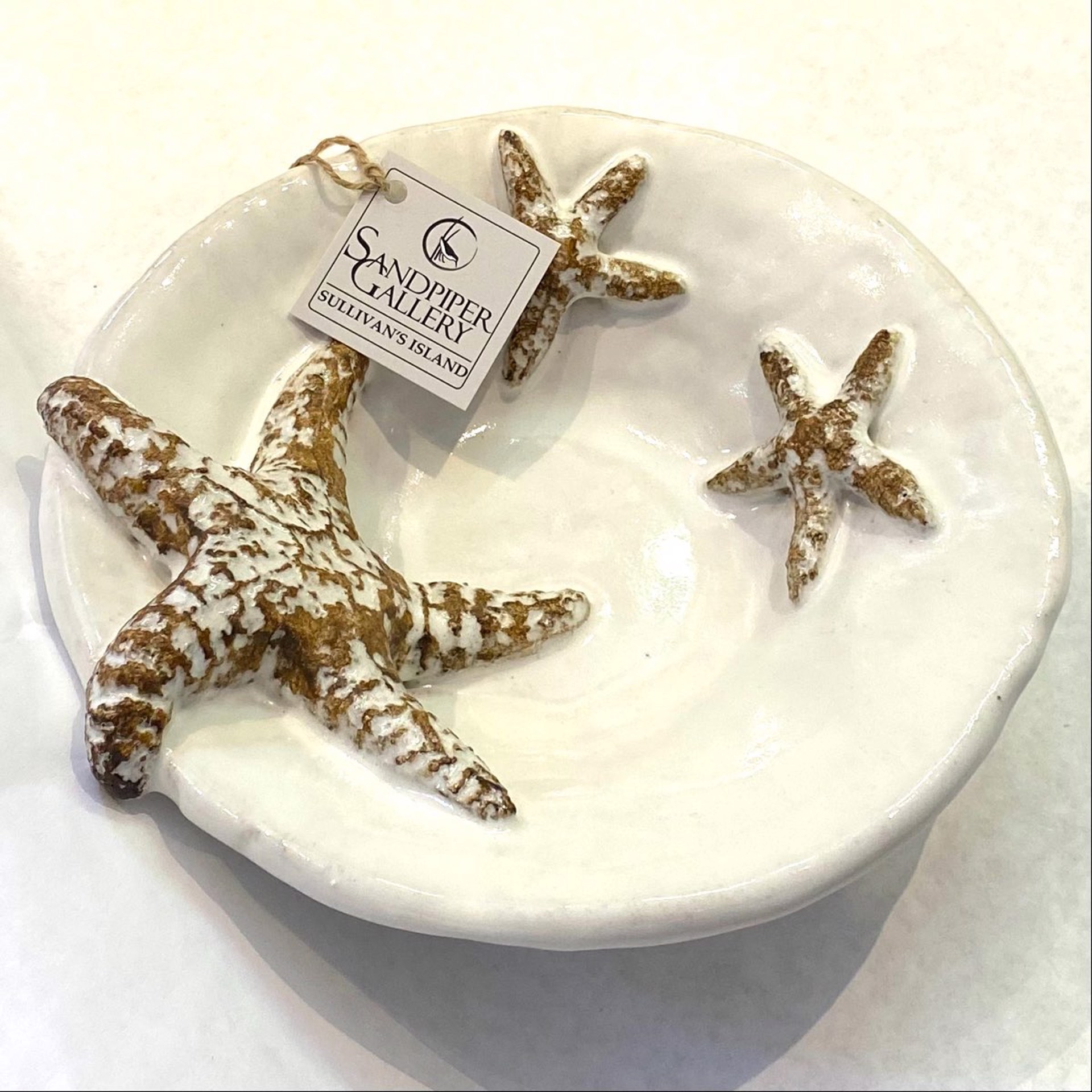 SG22-98 Starfish Bowl (White) by Shayne Greco