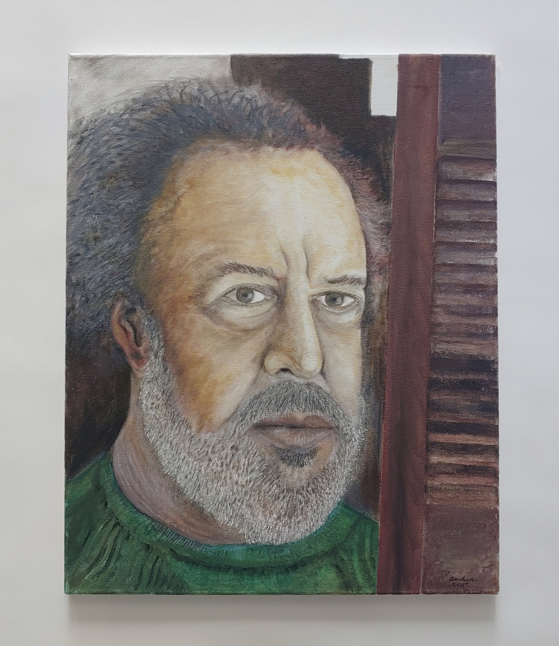 Self Portrait #2 - Painting by David Amdur