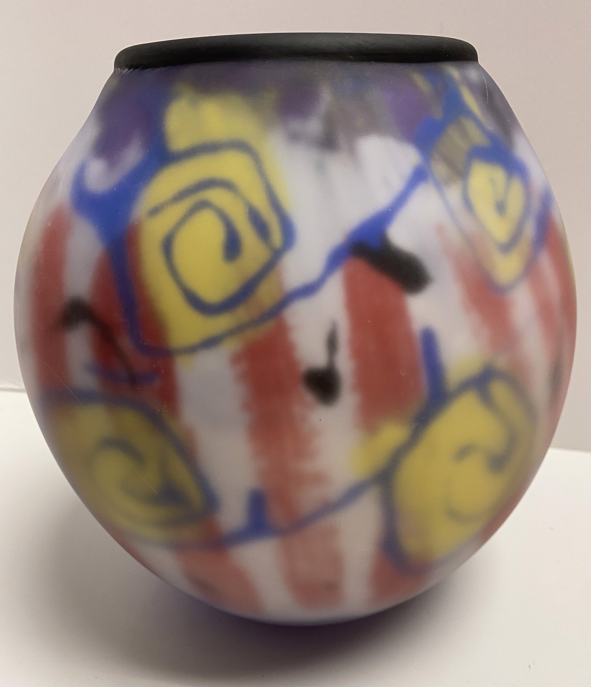 Painted Pot (sphere) by Rene Culler