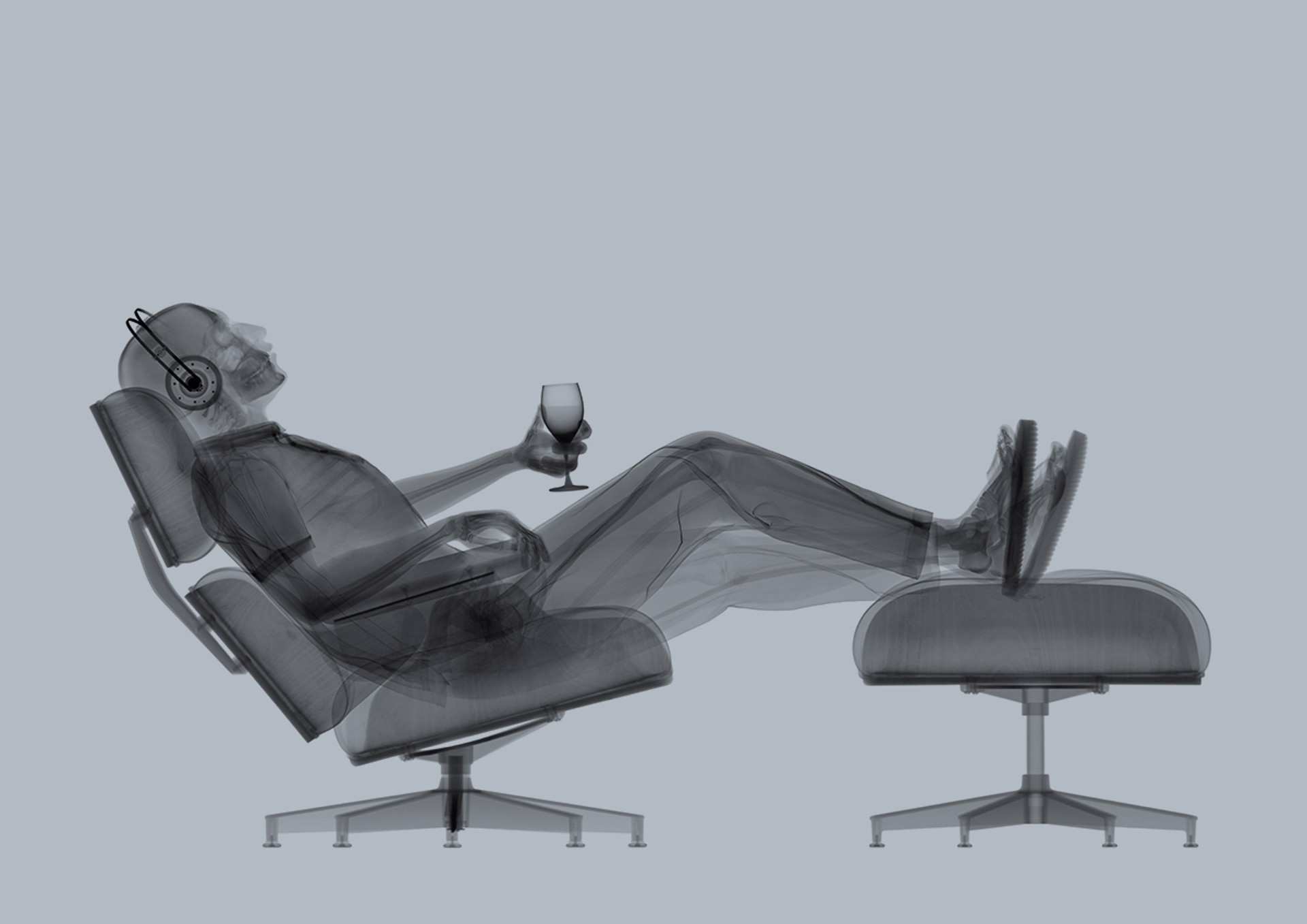 Eames Chilling *Grey* by Nick Veasey
