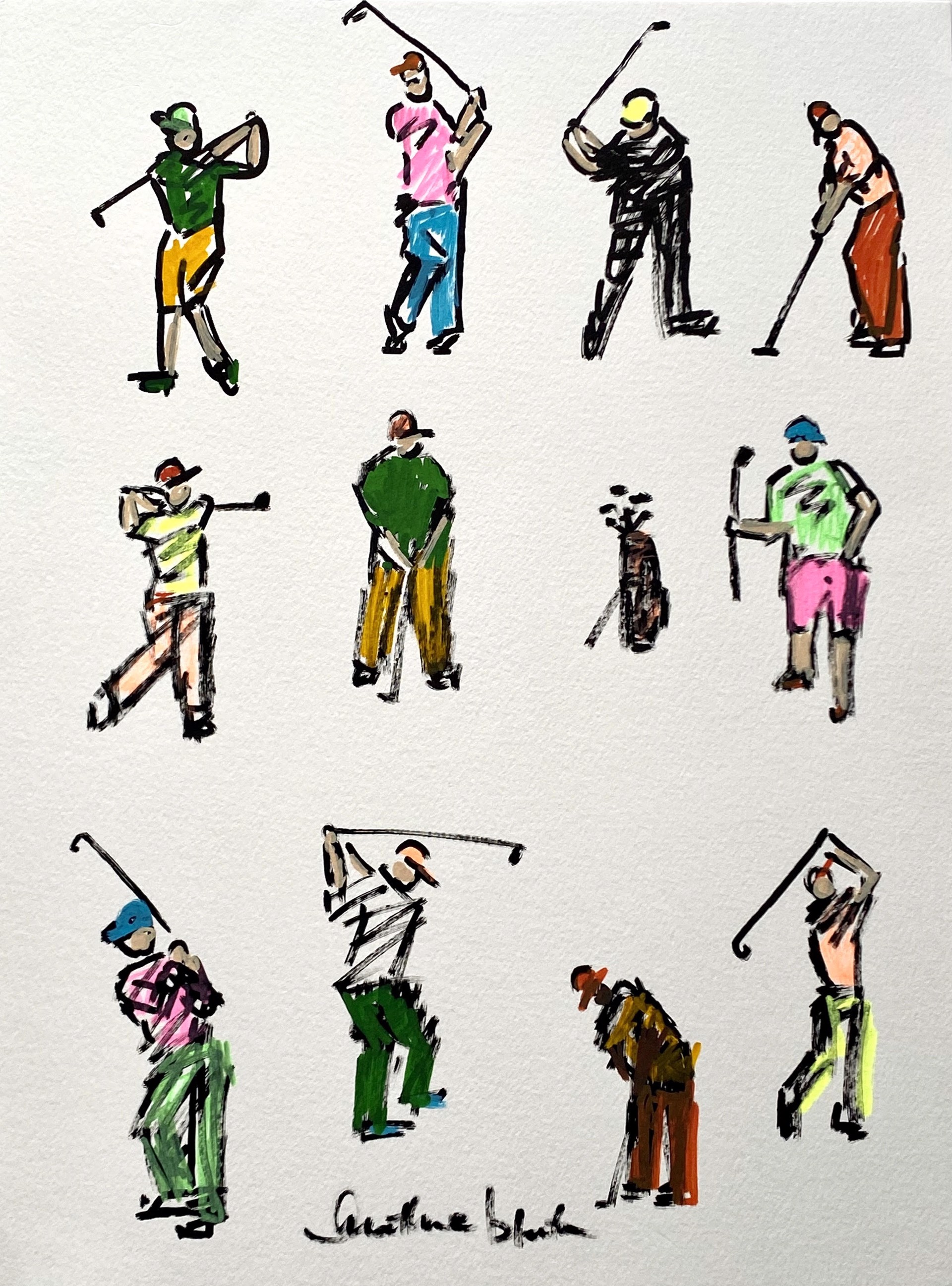 #881 Golf IV by Heather Blanton