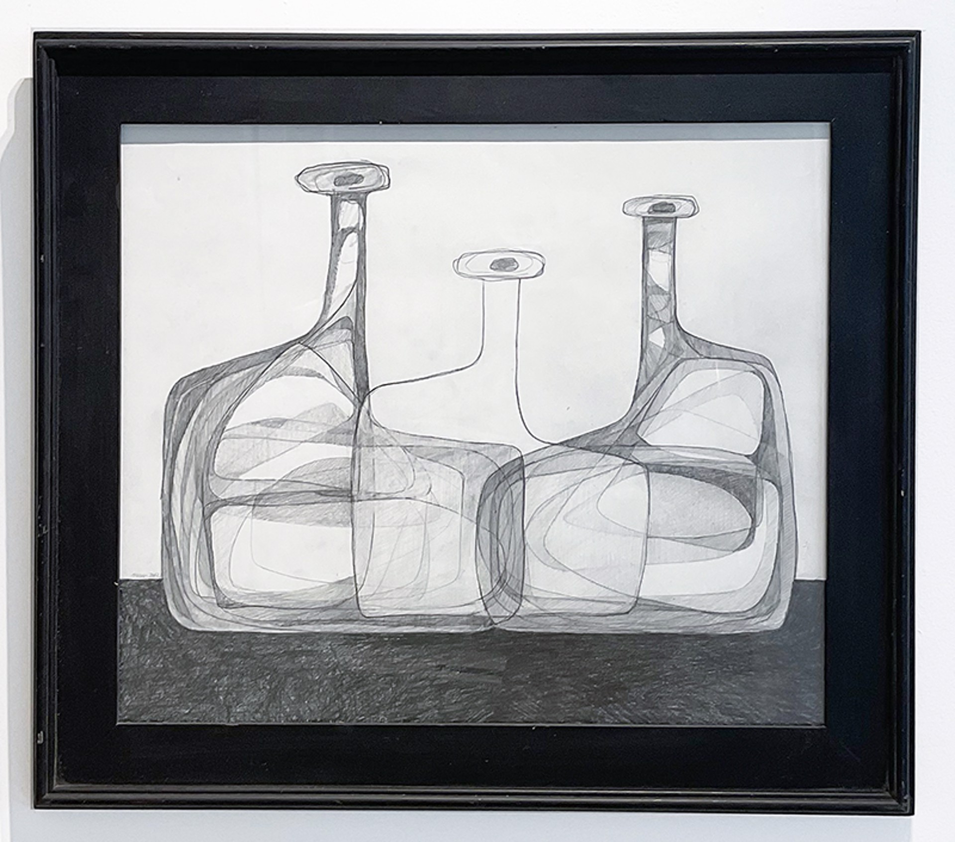 Three Morandi Bottles II by David Dew Bruner