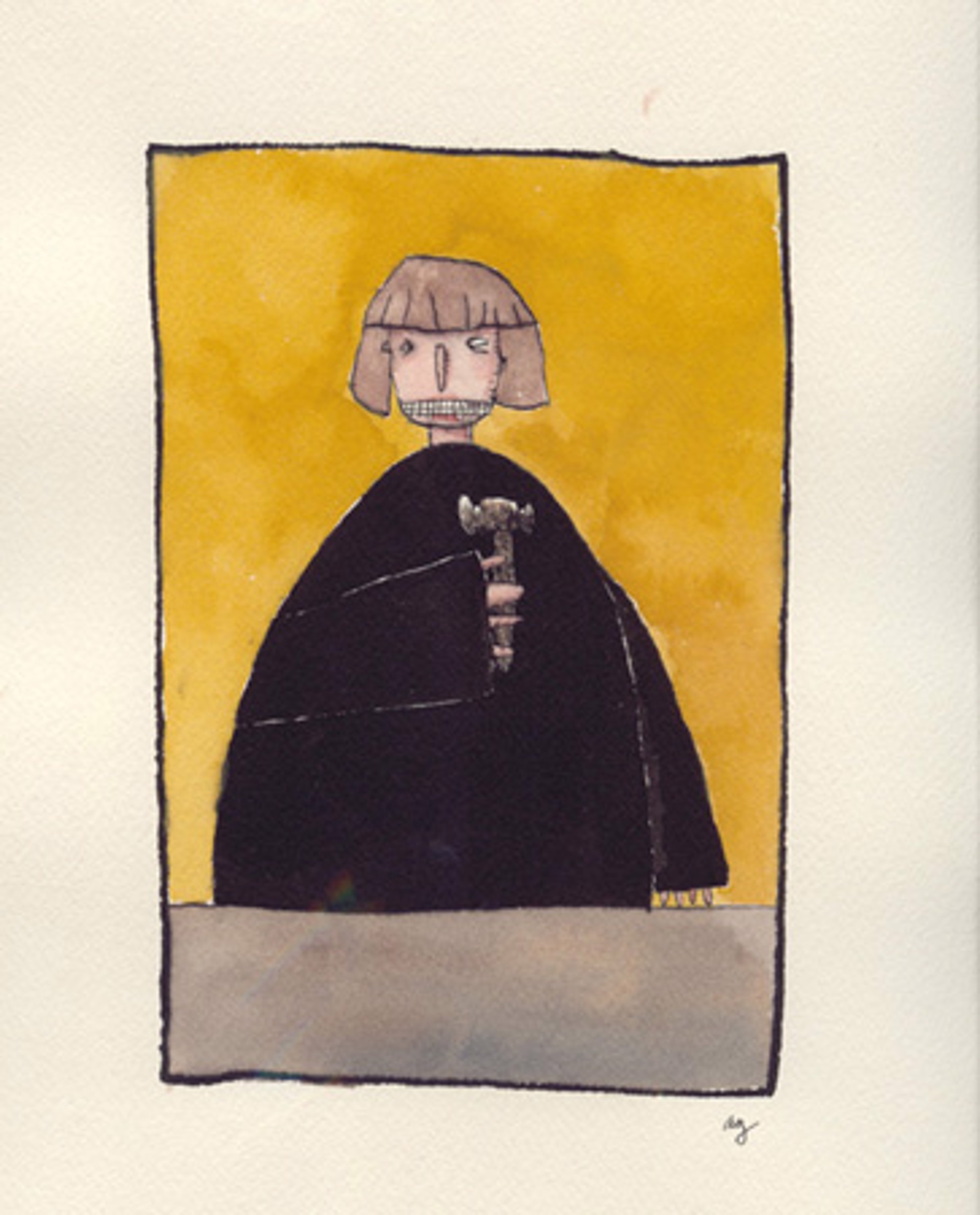 Untitled (female judge) by Alan Gerson