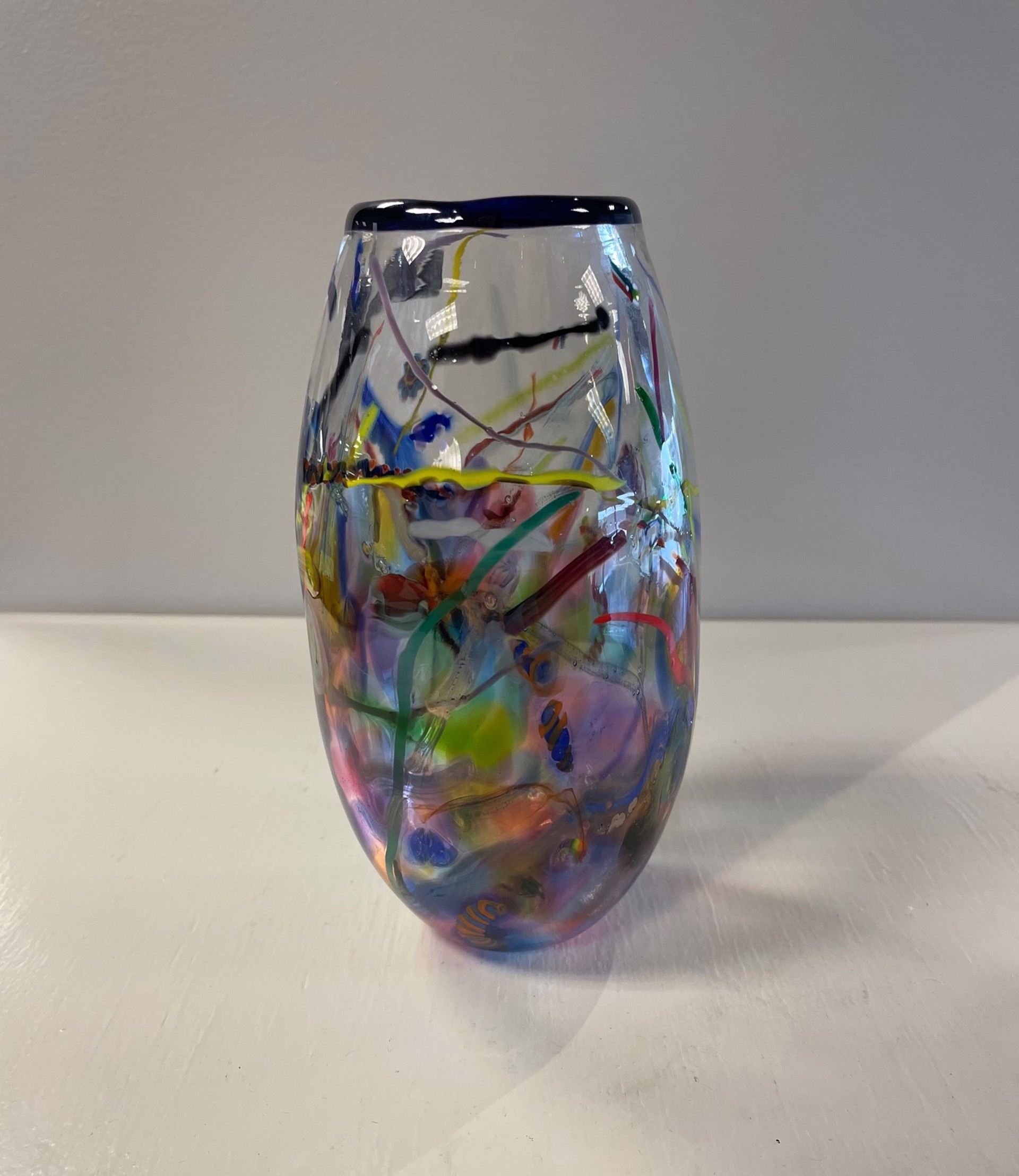 Circus Vase by AlBo Glass