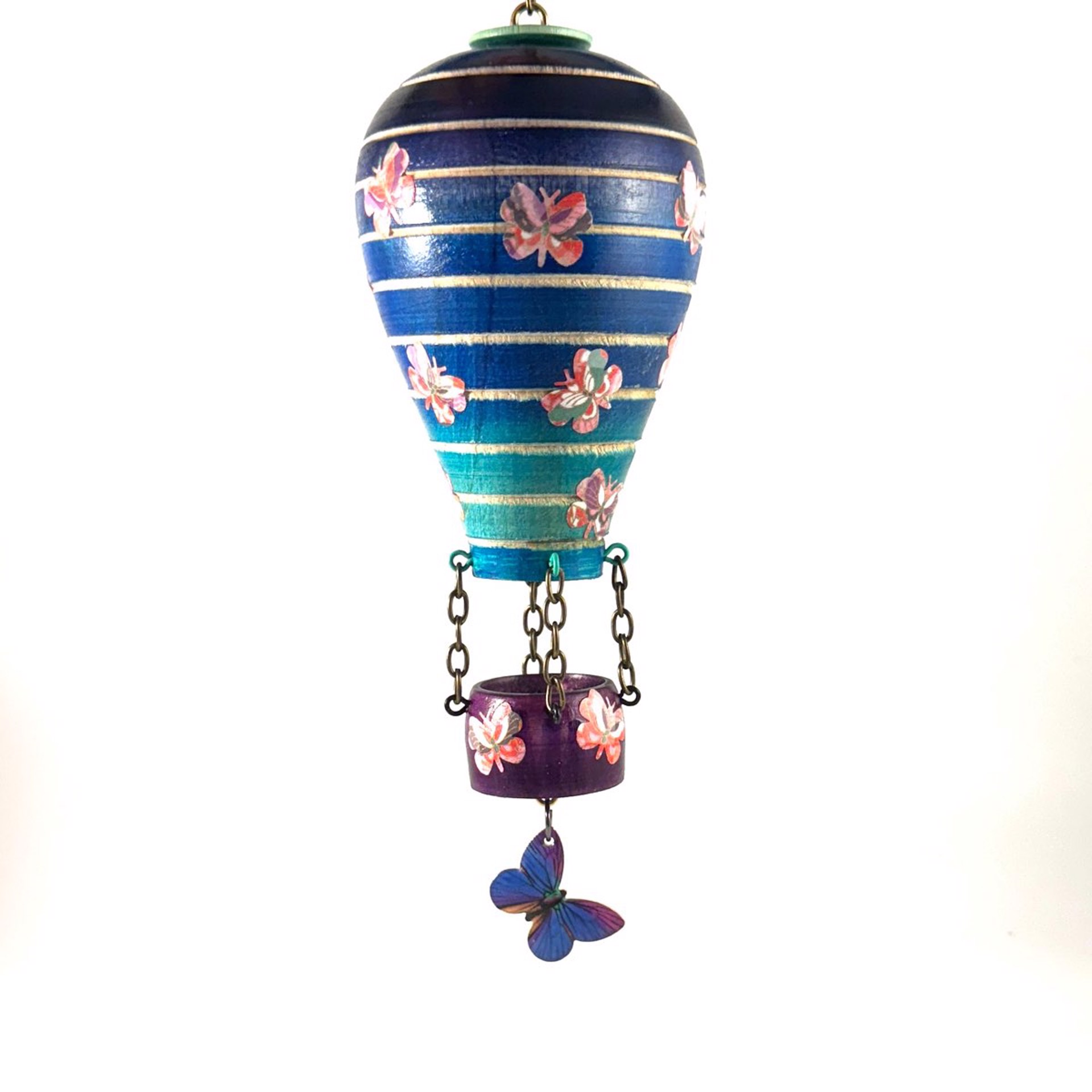 Whimsical Hot Air Balloon Ornament MT23-20 by Marc Tannenbaum