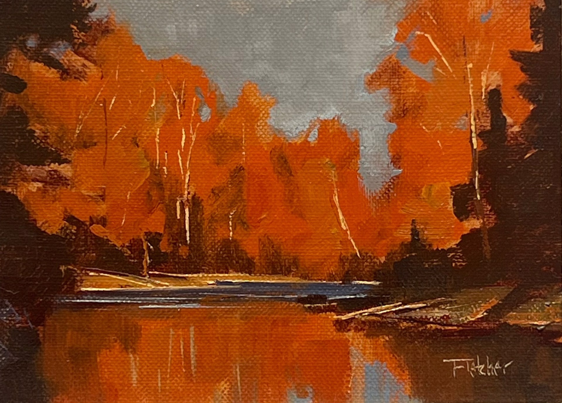 Autumn River by Bill Fletcher