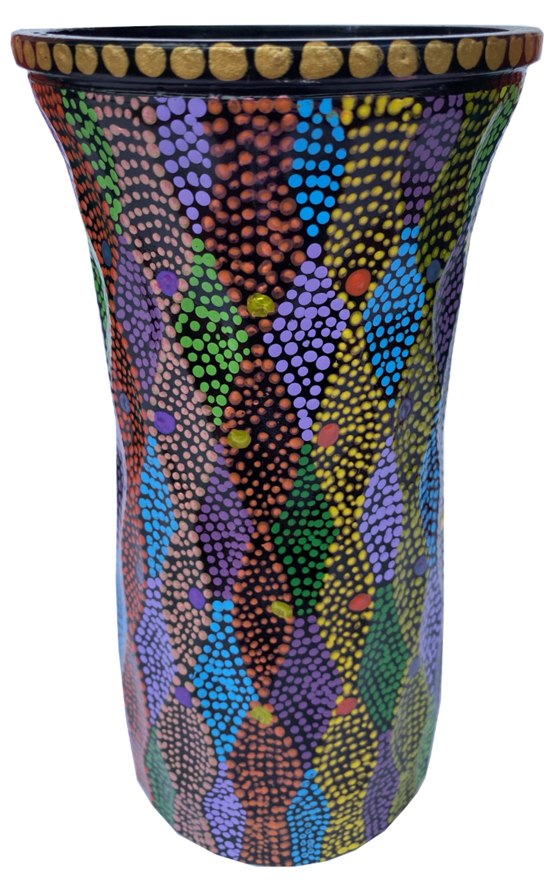 Vase - Dots by Carolyn Morgan Bauer