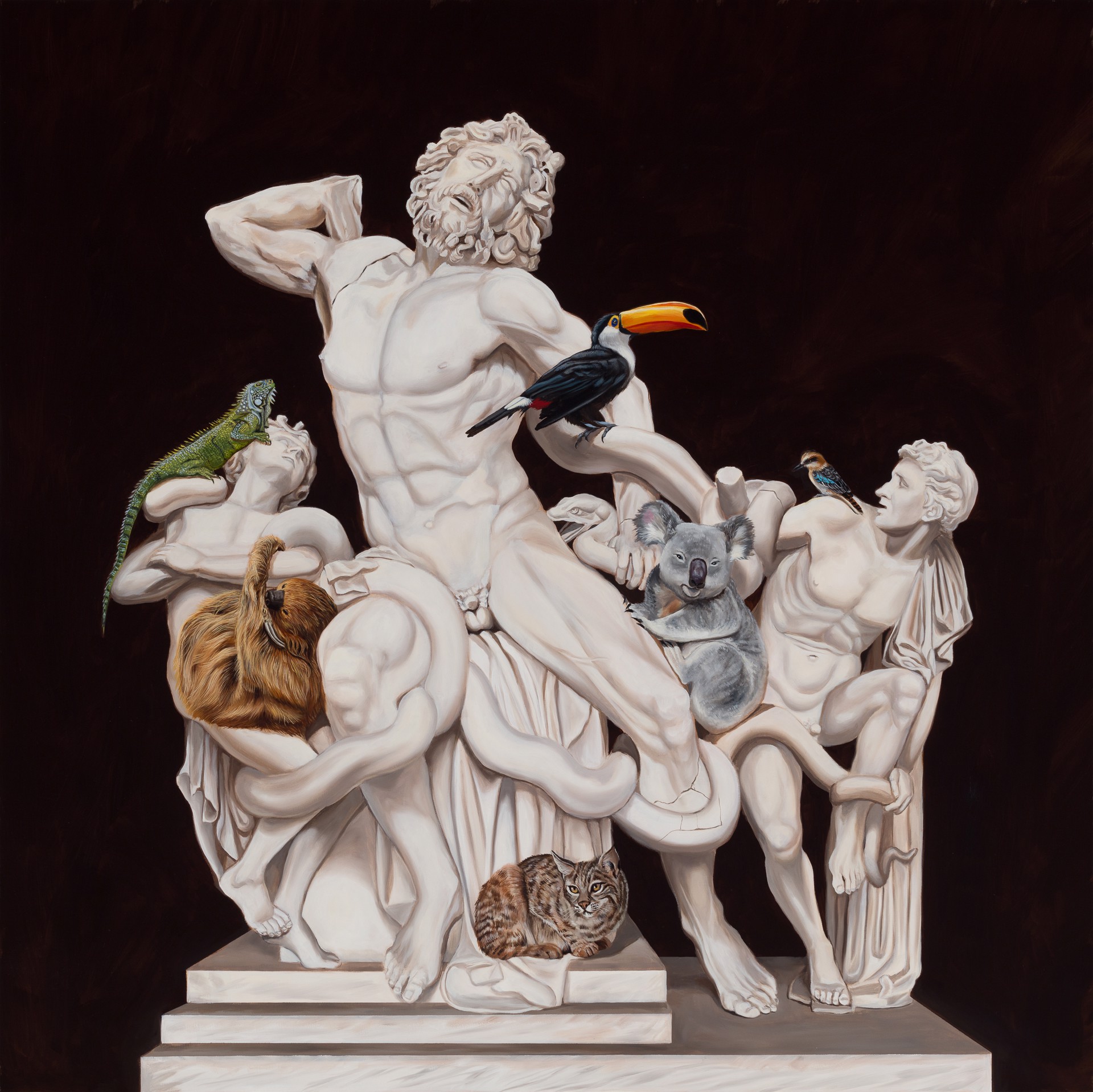 Visitors to Laocoön and His Sons by Robin Hextrum