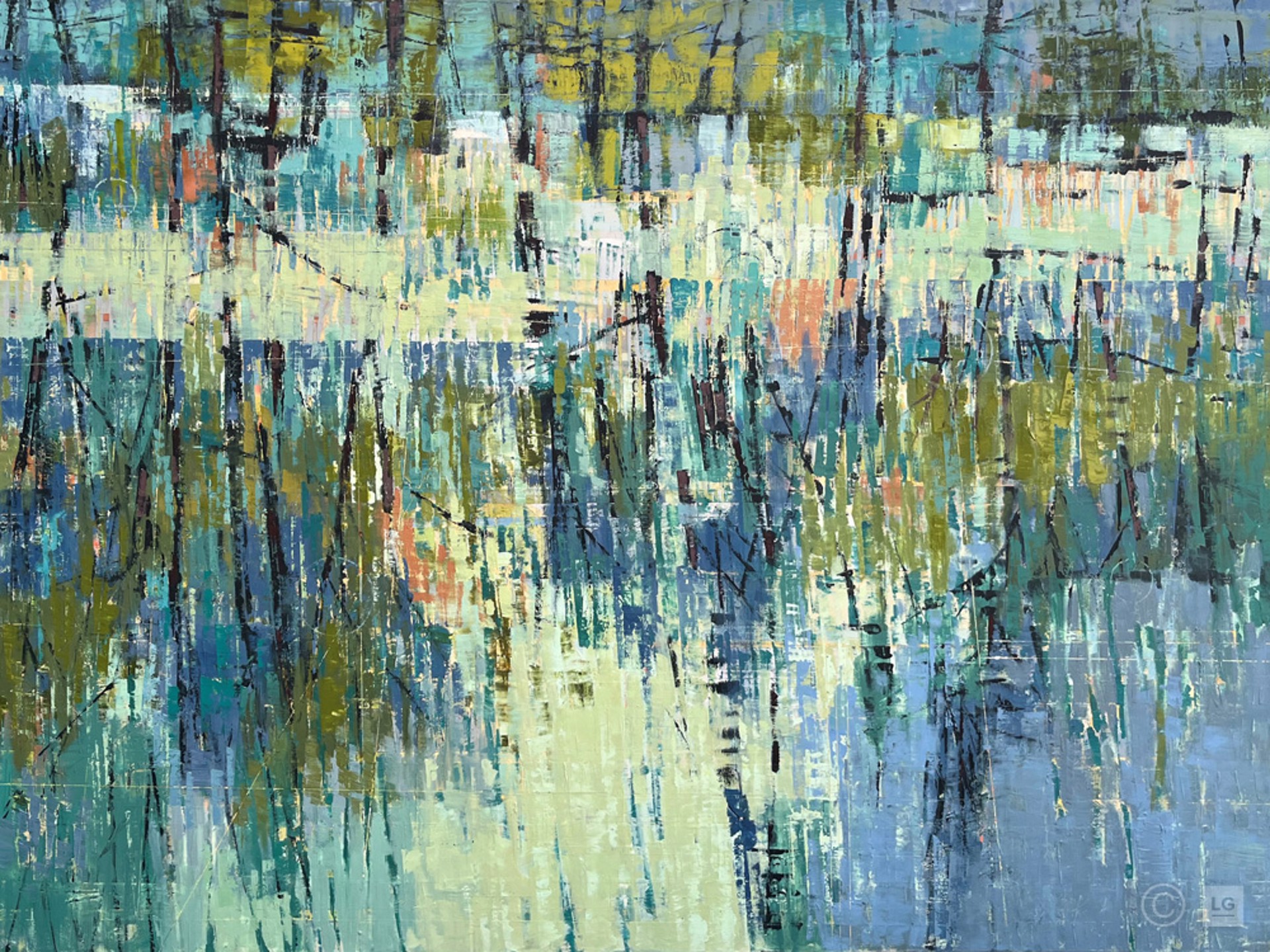 Wetlands: Spring I by Katherine Bourdon