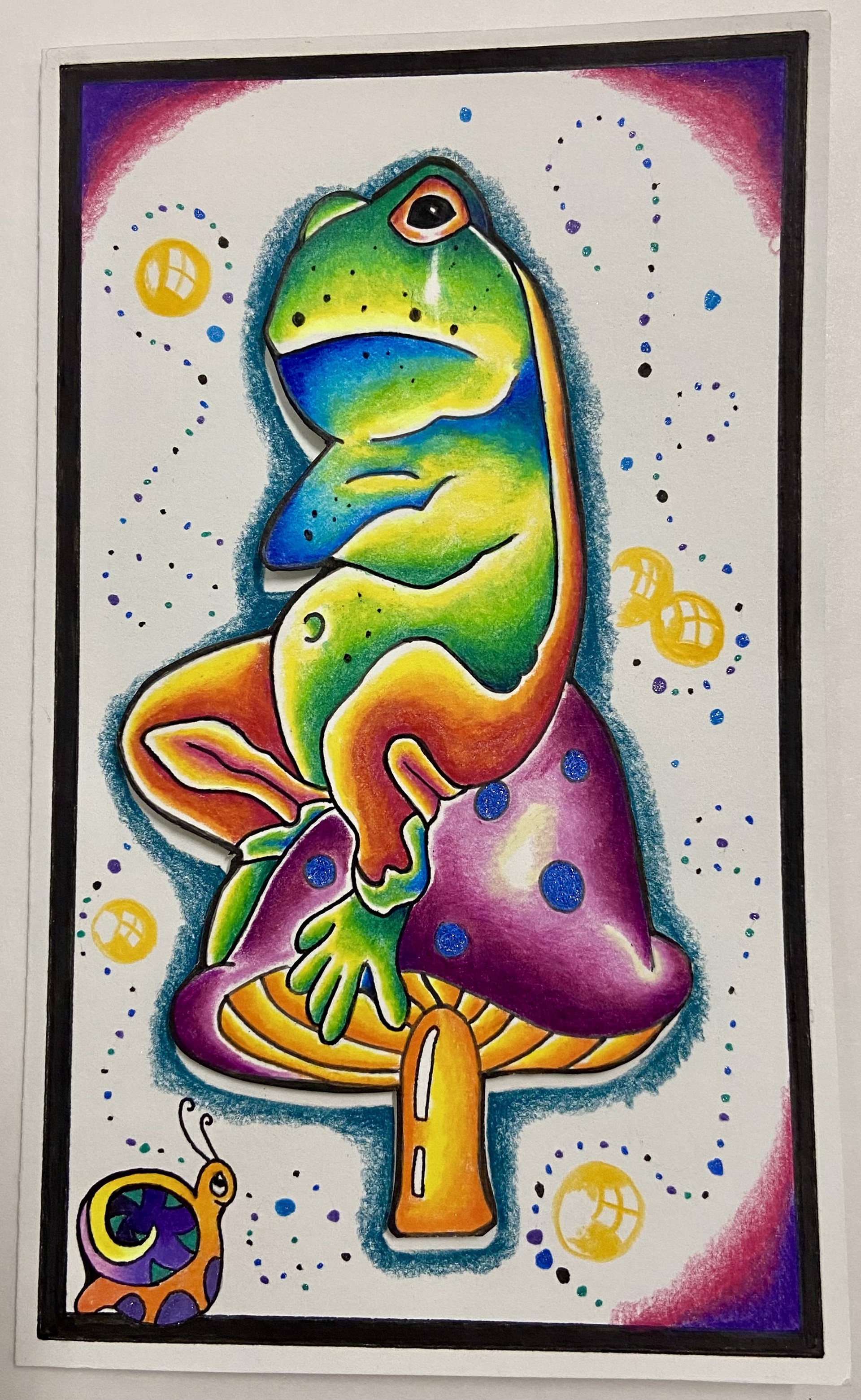 Large Frog Card by Tom McGrath