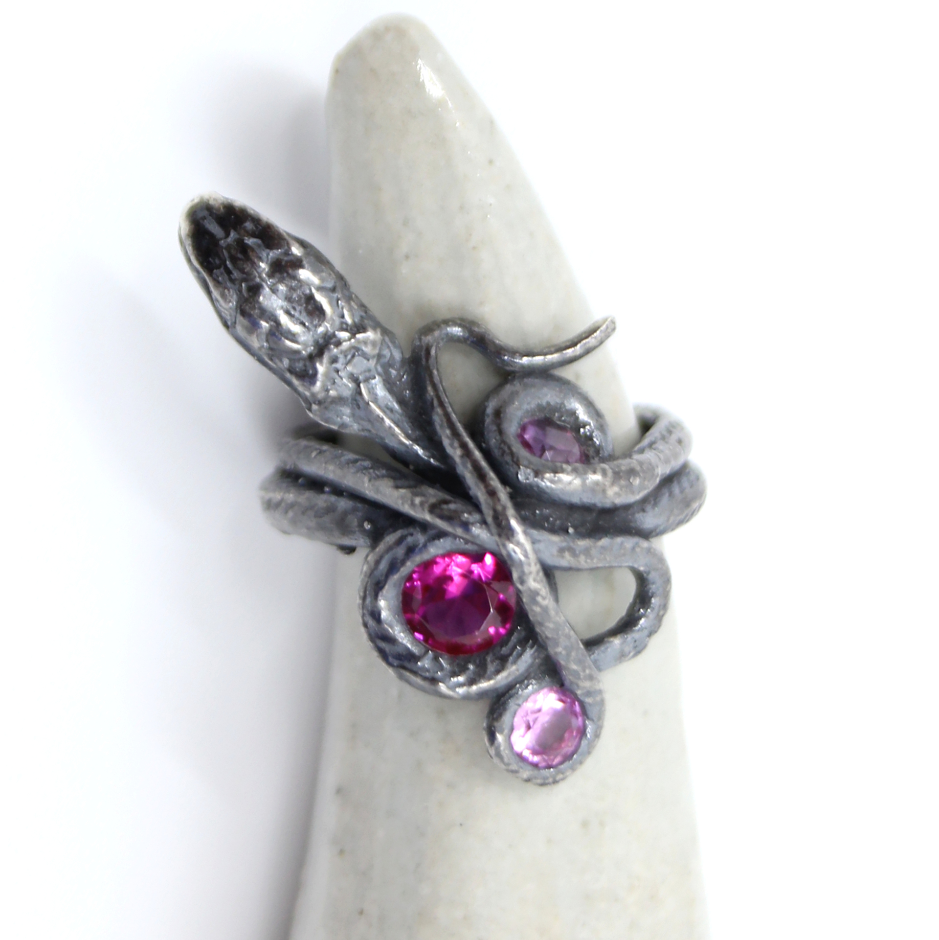 Ruby Serpentine Ring by Anna Johnson
